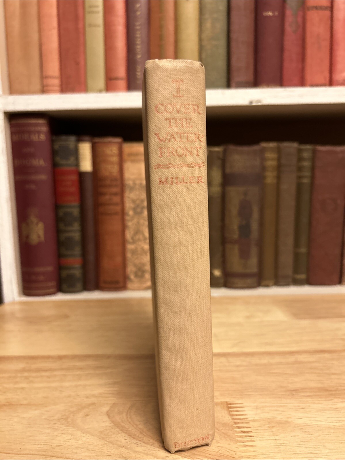 I Cover the Waterfront by Max Miller 1932 HC 1932 6th Printing Vintage