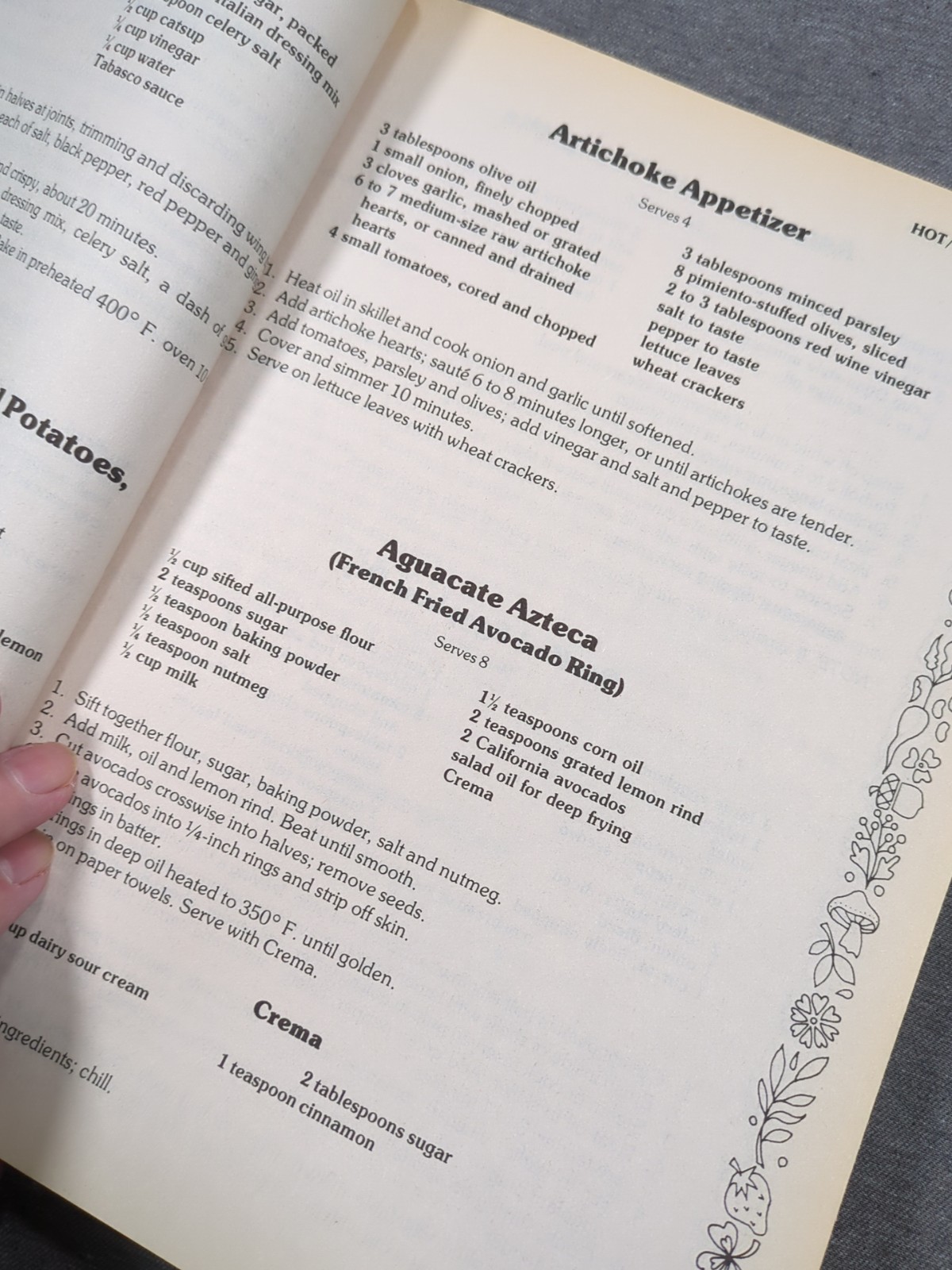 1987 The Complete Start-Your-Meal Cookbook Johna Blinn Speedy Gourmet Library