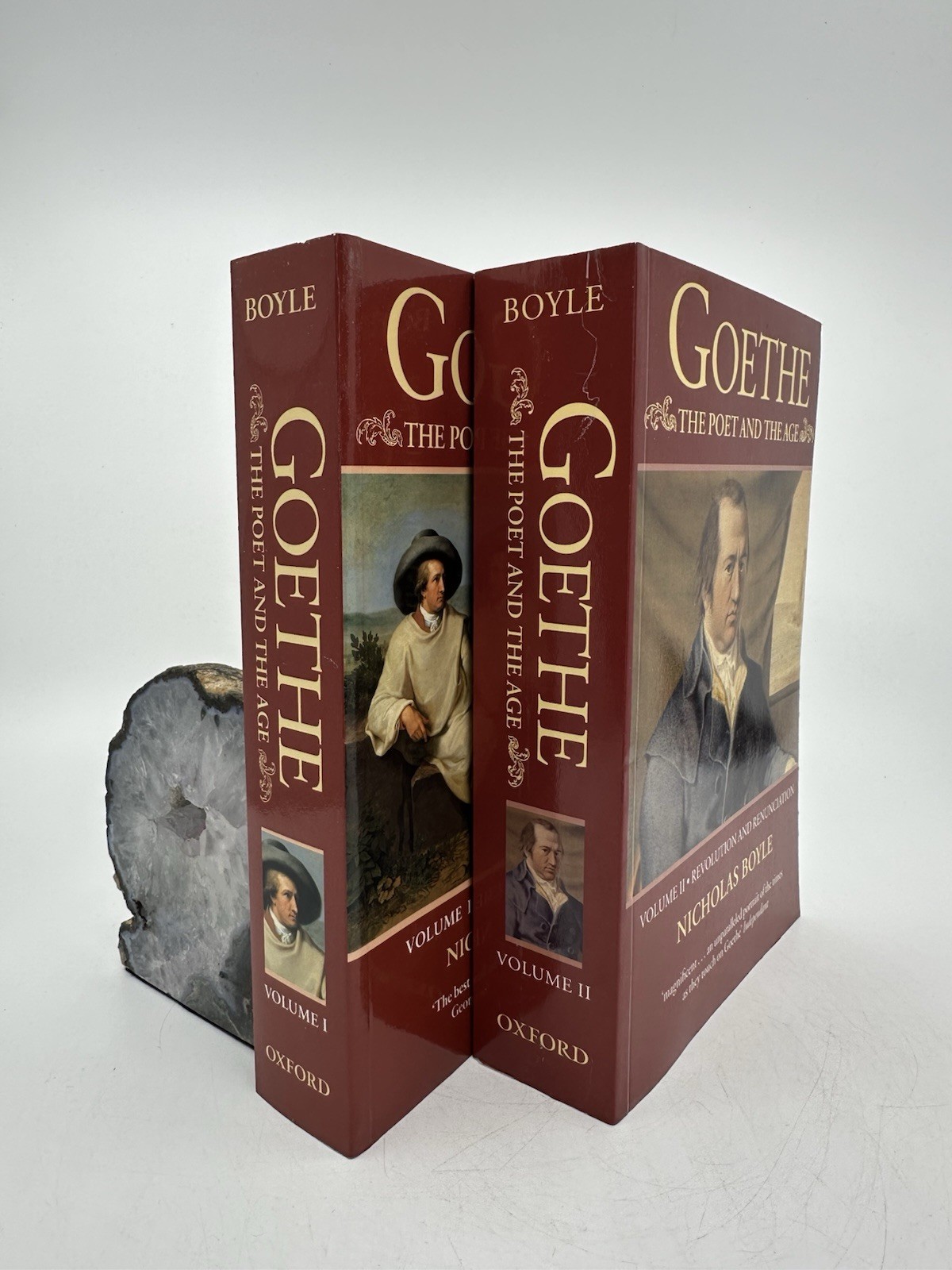 Wolfgang Goethe: the Poet and the Age Vol. I & II Nicholas Boyle Set Like New