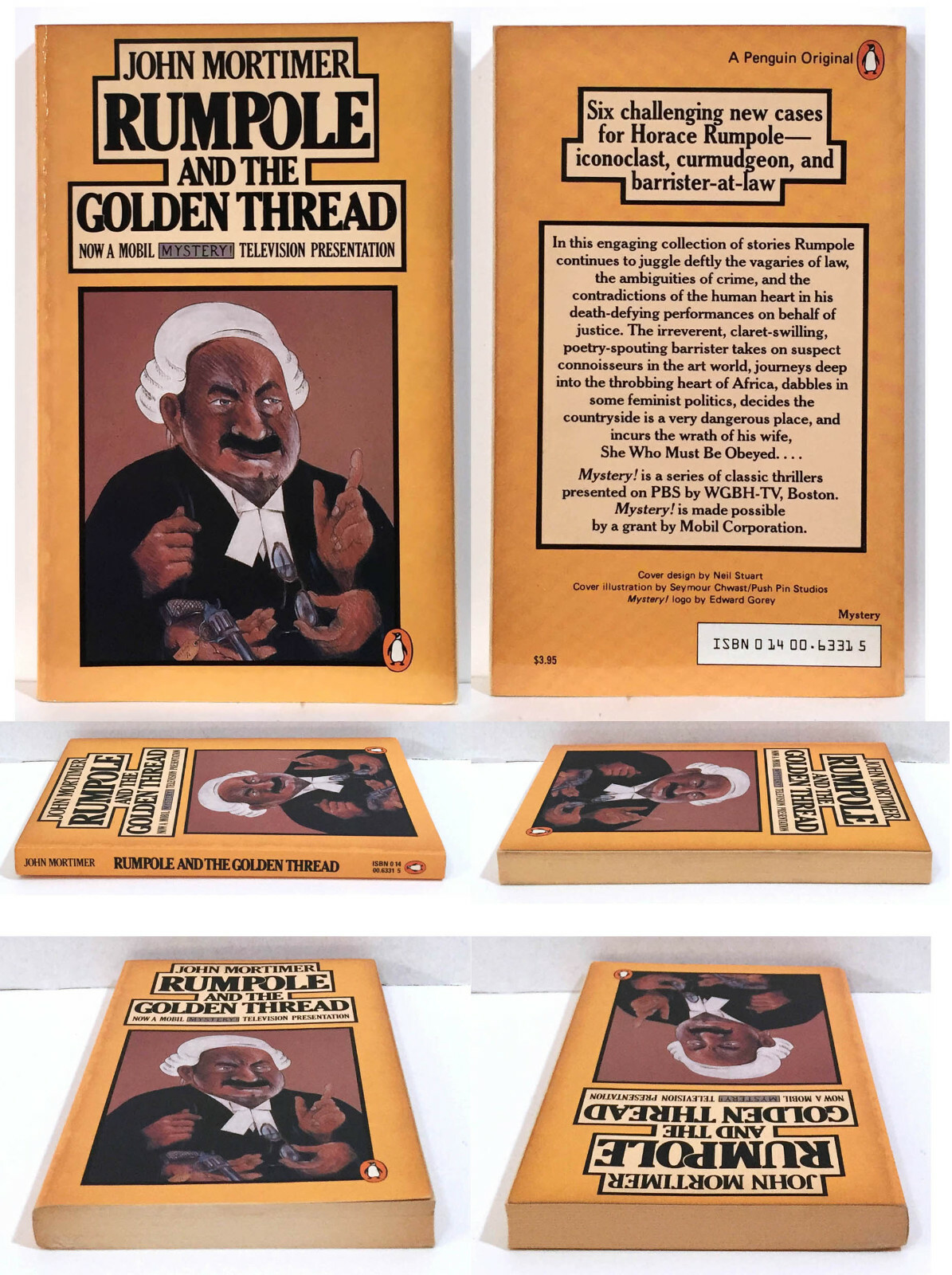 RUMPOLE by John Mortimer Lot of 4 mm paperback GOLDEN THREAD RETURN DEFENCE+