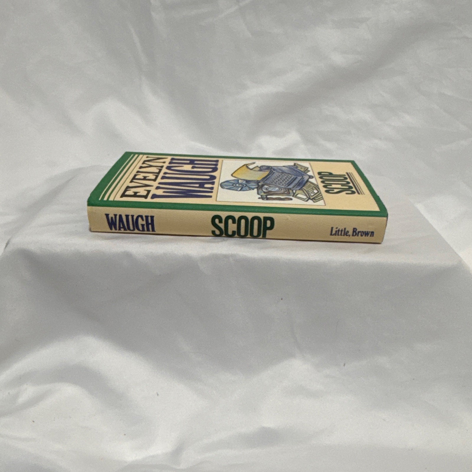 Evelyn Waugh Scoop Paperback Novel, Little, Brown, English Fiction Journalism YA