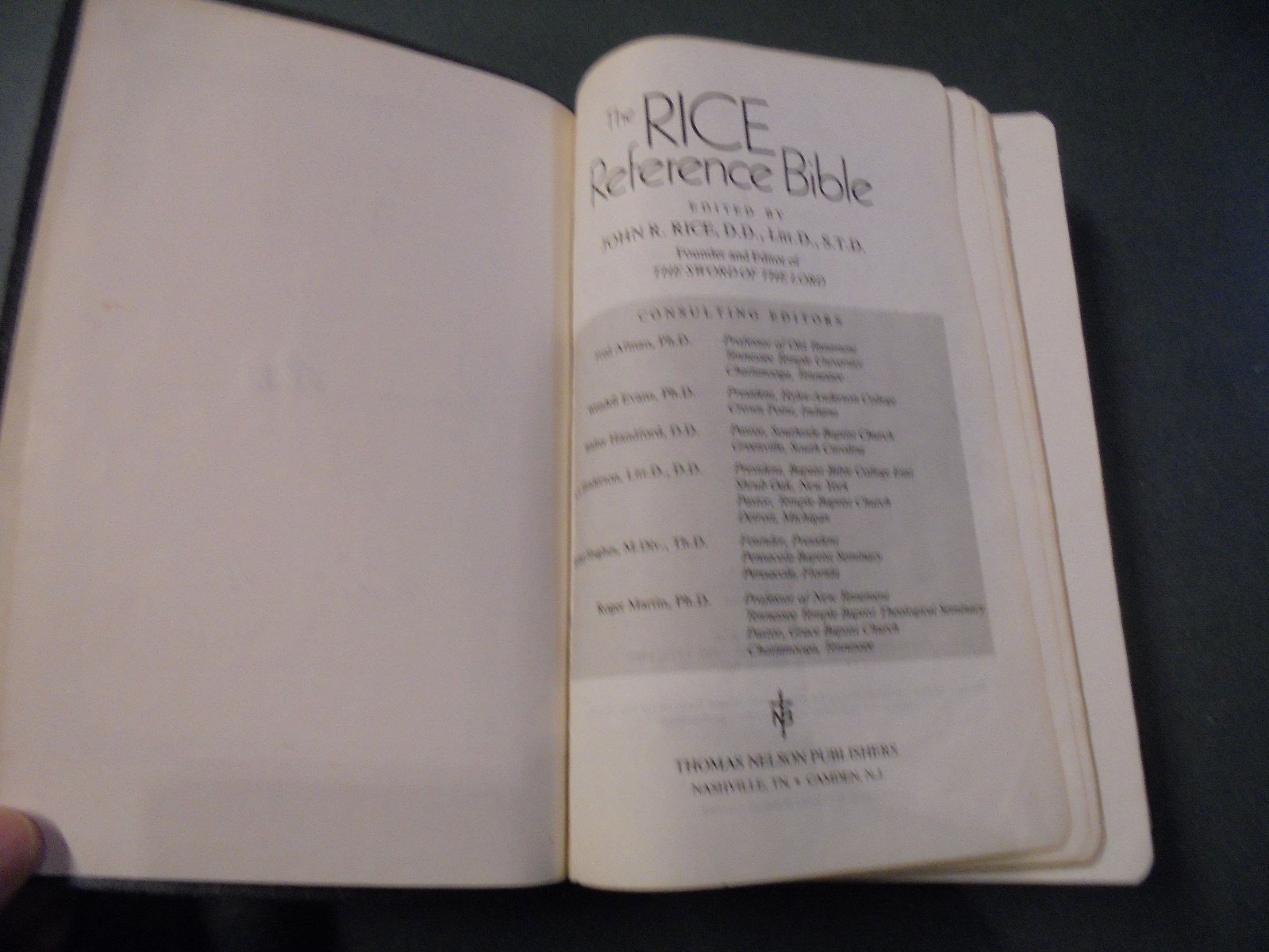 RICE Reference Bible/KJV/Red-Letter (Hardcover)