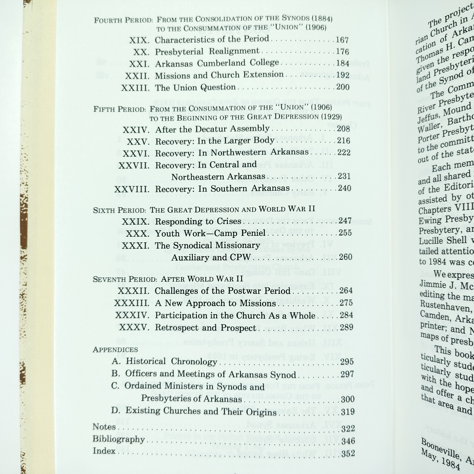 Arkansas Cumberland Presbyterians 1812-1984 [Very Good+, HC] Thomas H. Campbell