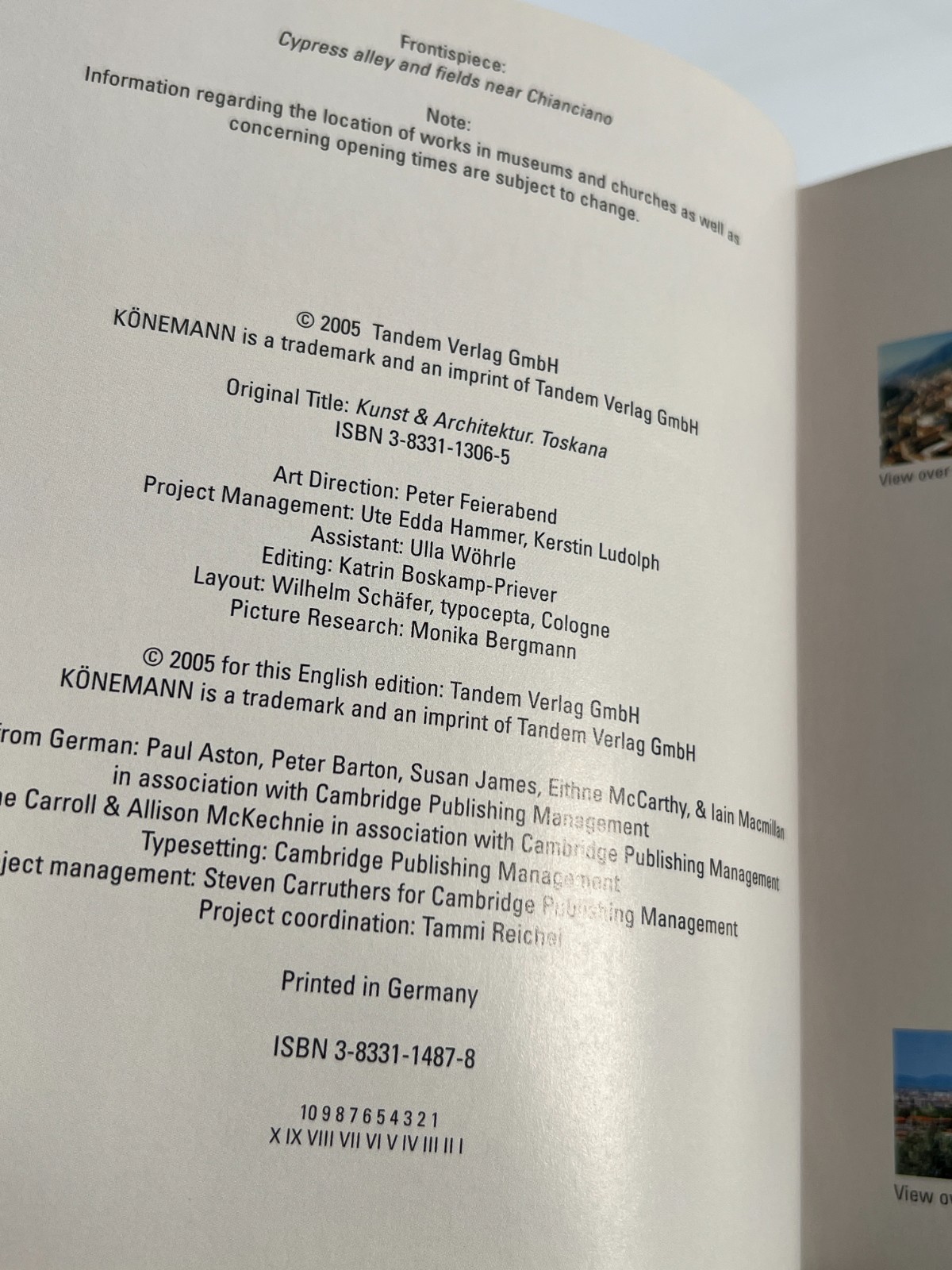 Art and Architecture Tuscany by Ruth Strasser and Anne Mueller von der Haegen…