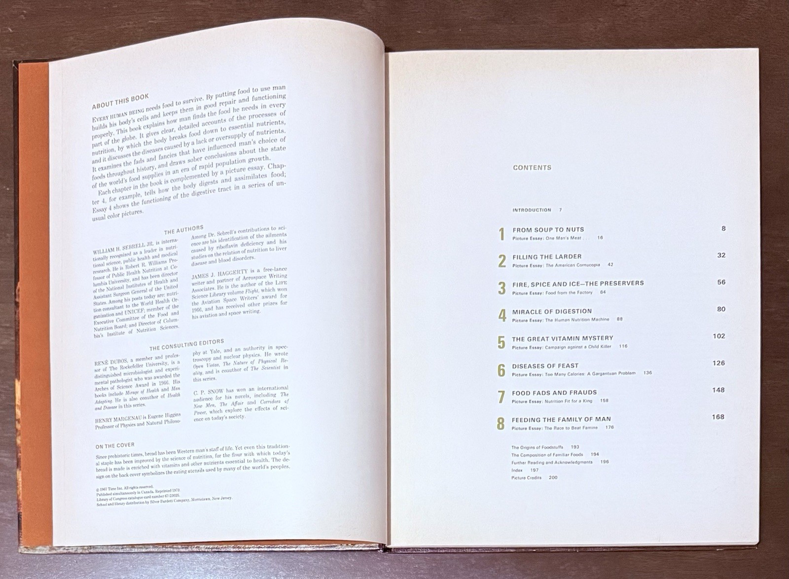 Food & Nutrition by Sebrell Jr & Haggerty, Time Life Science Library. Great Info