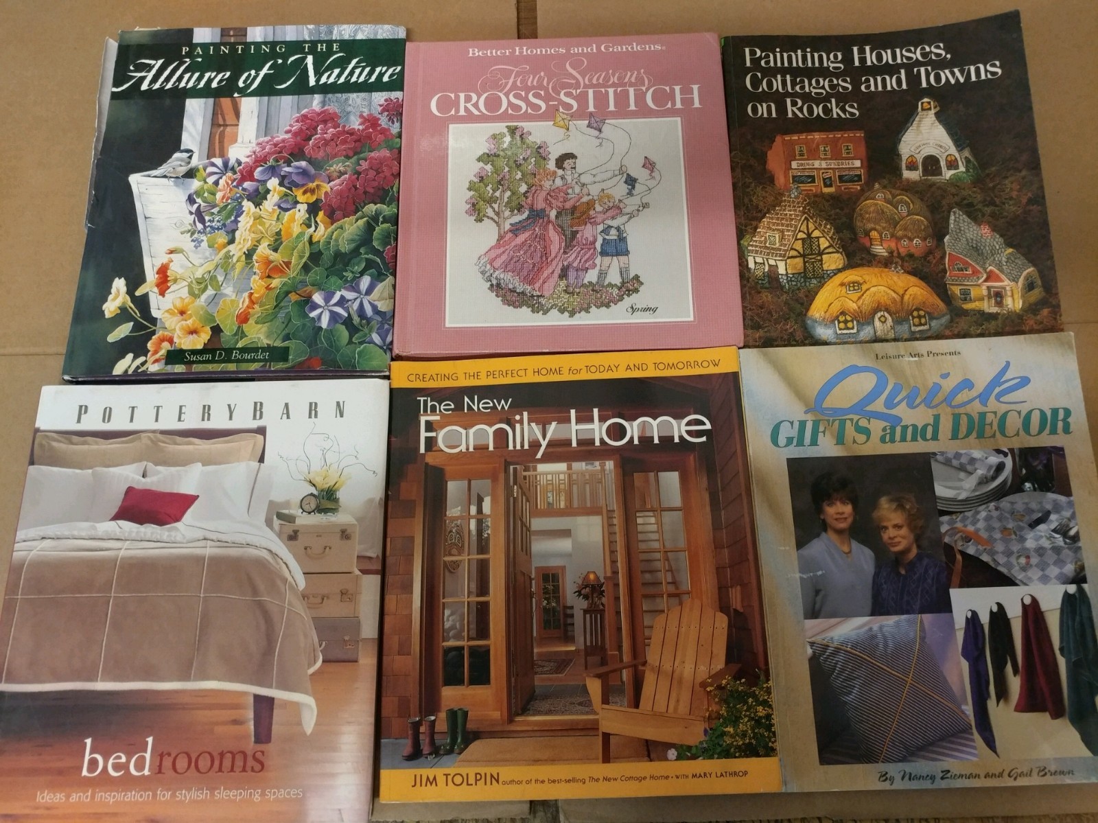 Lot of 20 Hobby Craft Design Home Decorating Quilt Knit Sewing Books RANDOM*MIX