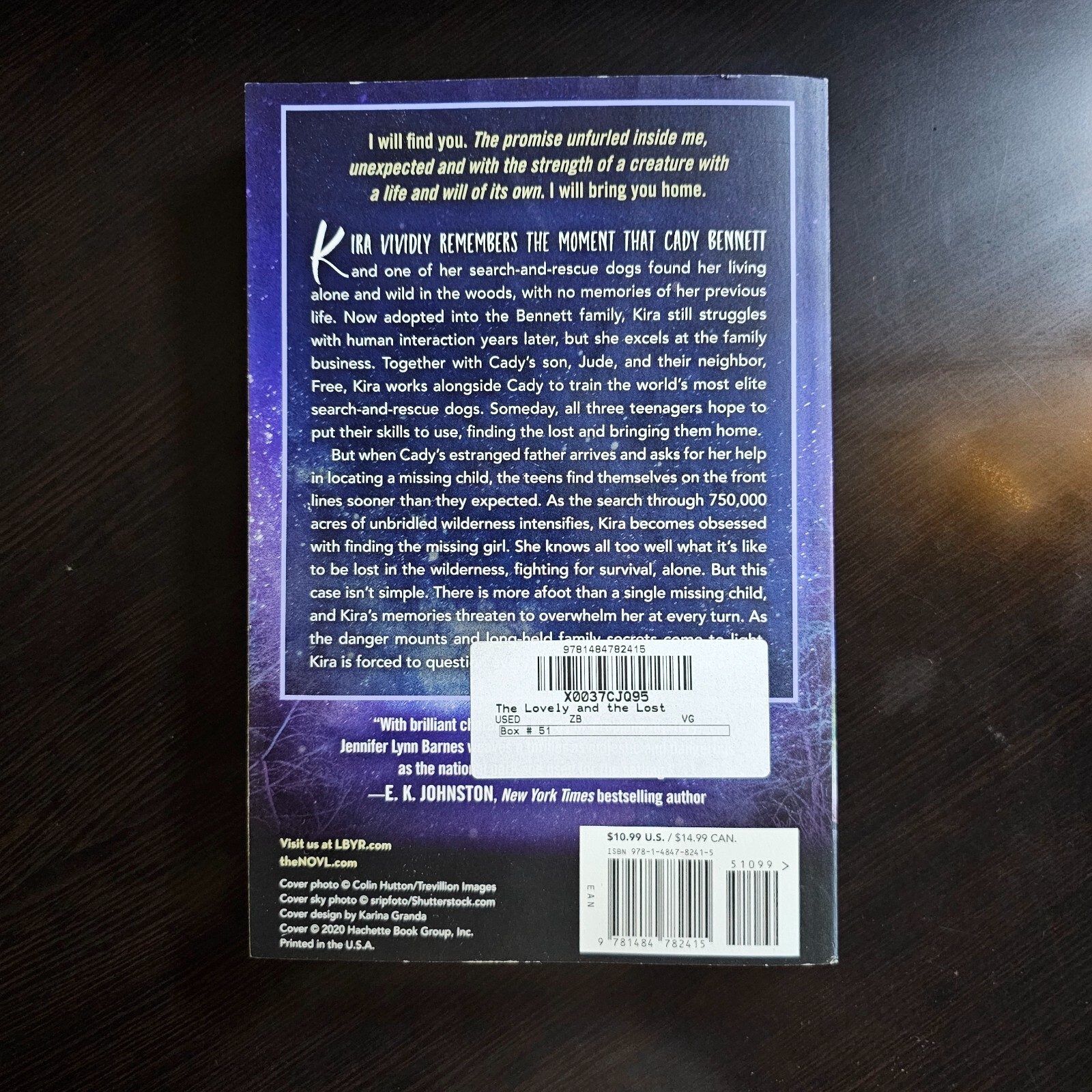 The Lovely and the Lost Jennifer Lynn Barnes Brand New First Edition