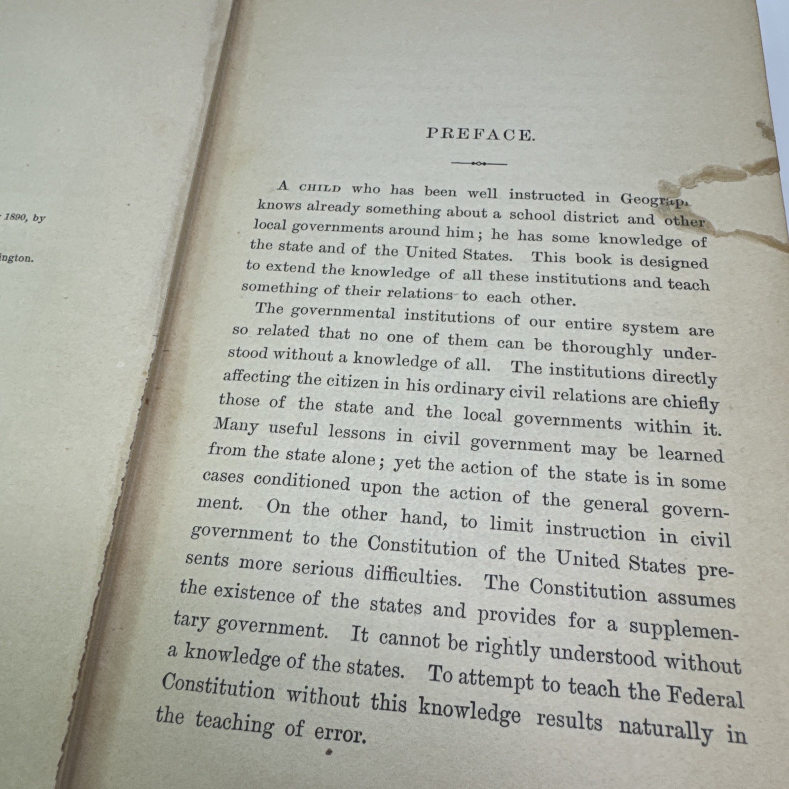 Our Government How it Grew What it Does How it Does it Jesse Macy 1891 Antique