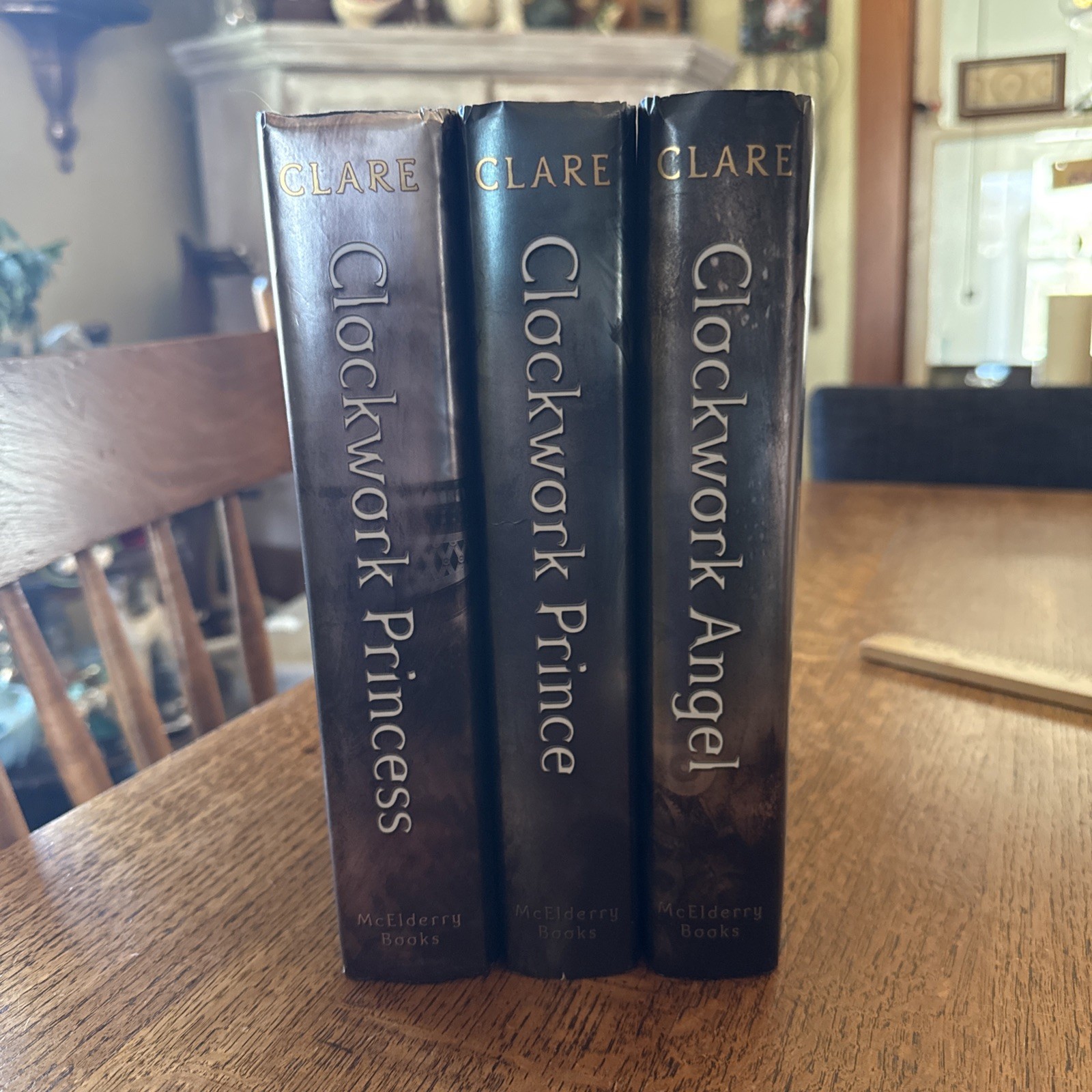The Infernal Devices Trilogy by Cassandra Clare 1st Editions 1st Printings Clock