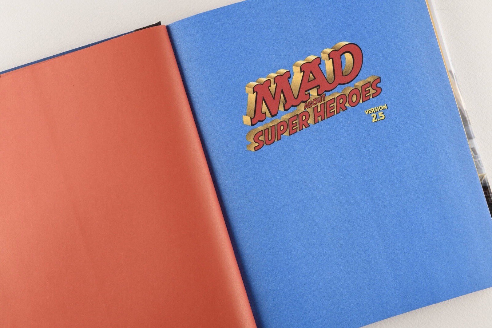 MAD ABOUT SUPER HEROES Version 2.5, 2012 1st Edition HC DJ Fall River Press VGC