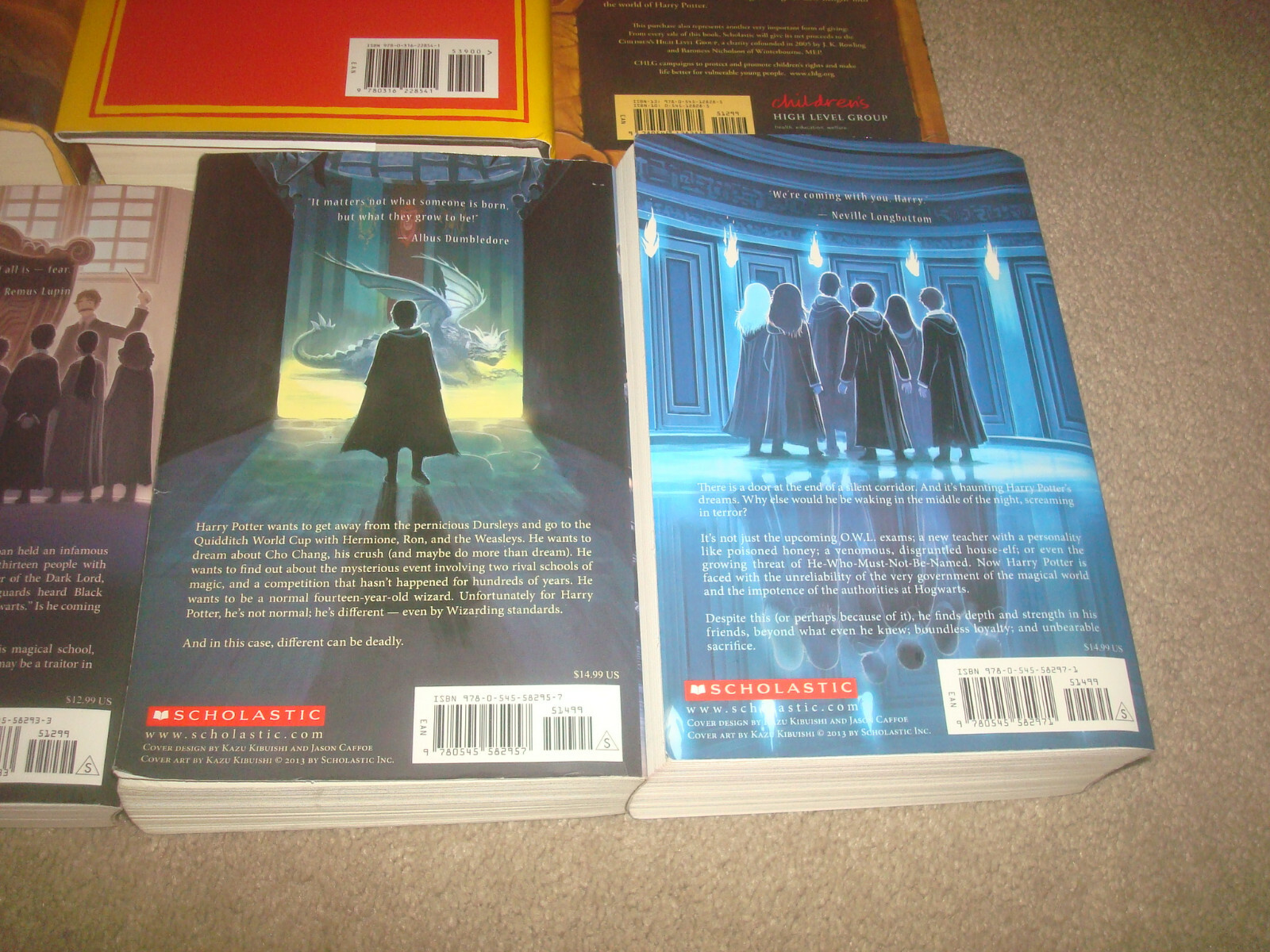 Harry Potter Book LOT Complete Series Set Beedle Bard Casual Vacancy J K Rowling