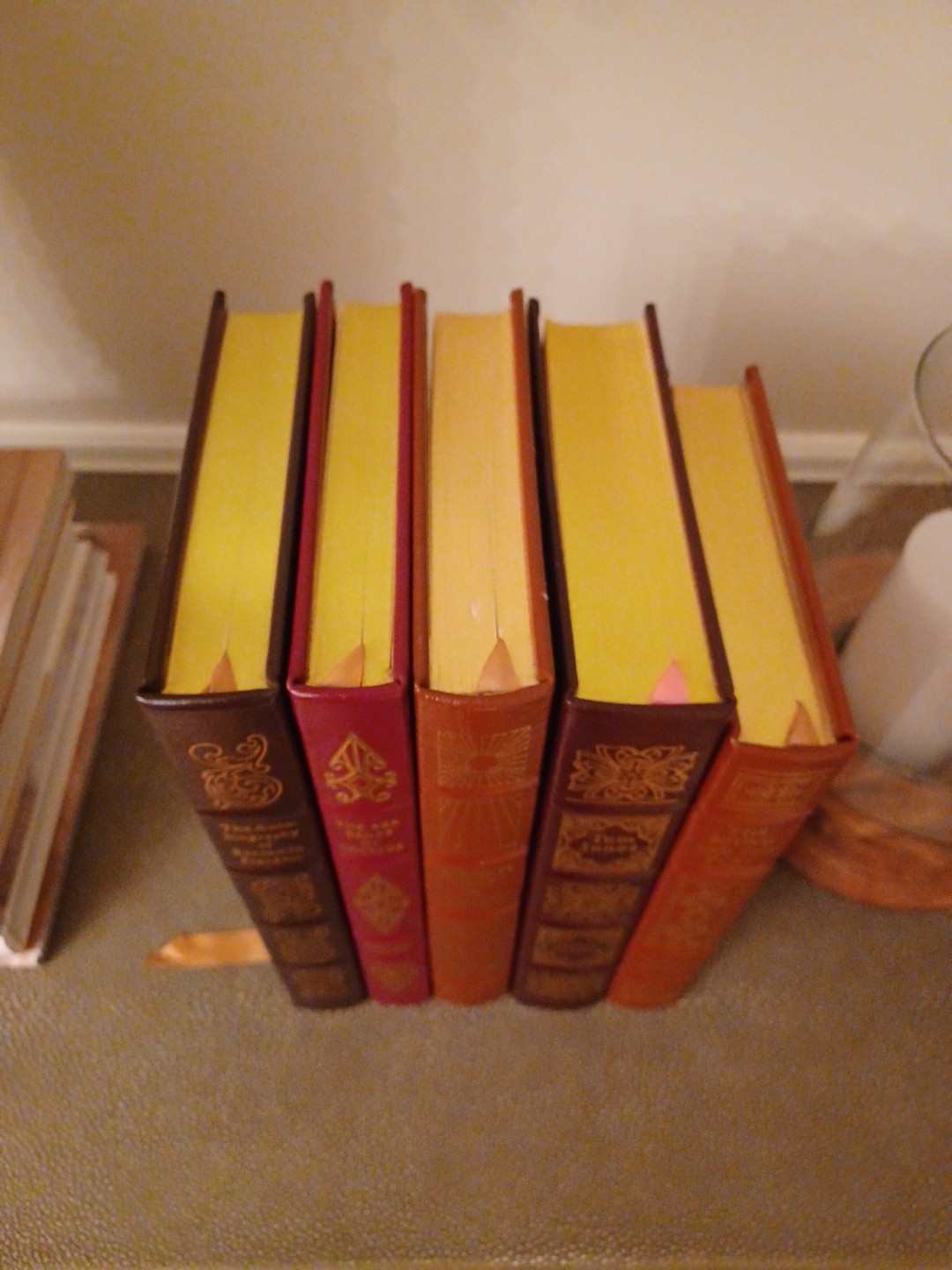 Easton Press Set Of Five Wonderful Collectors Books