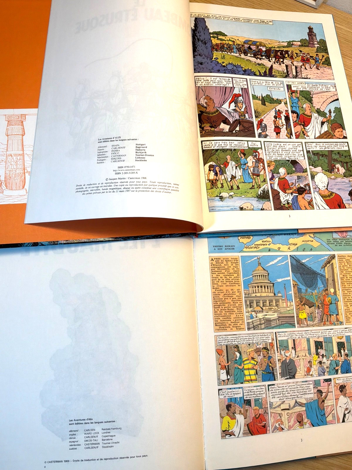 Les Aventures d’Alix bande dessinée 9-Volume Lot French Hardcover Vintage