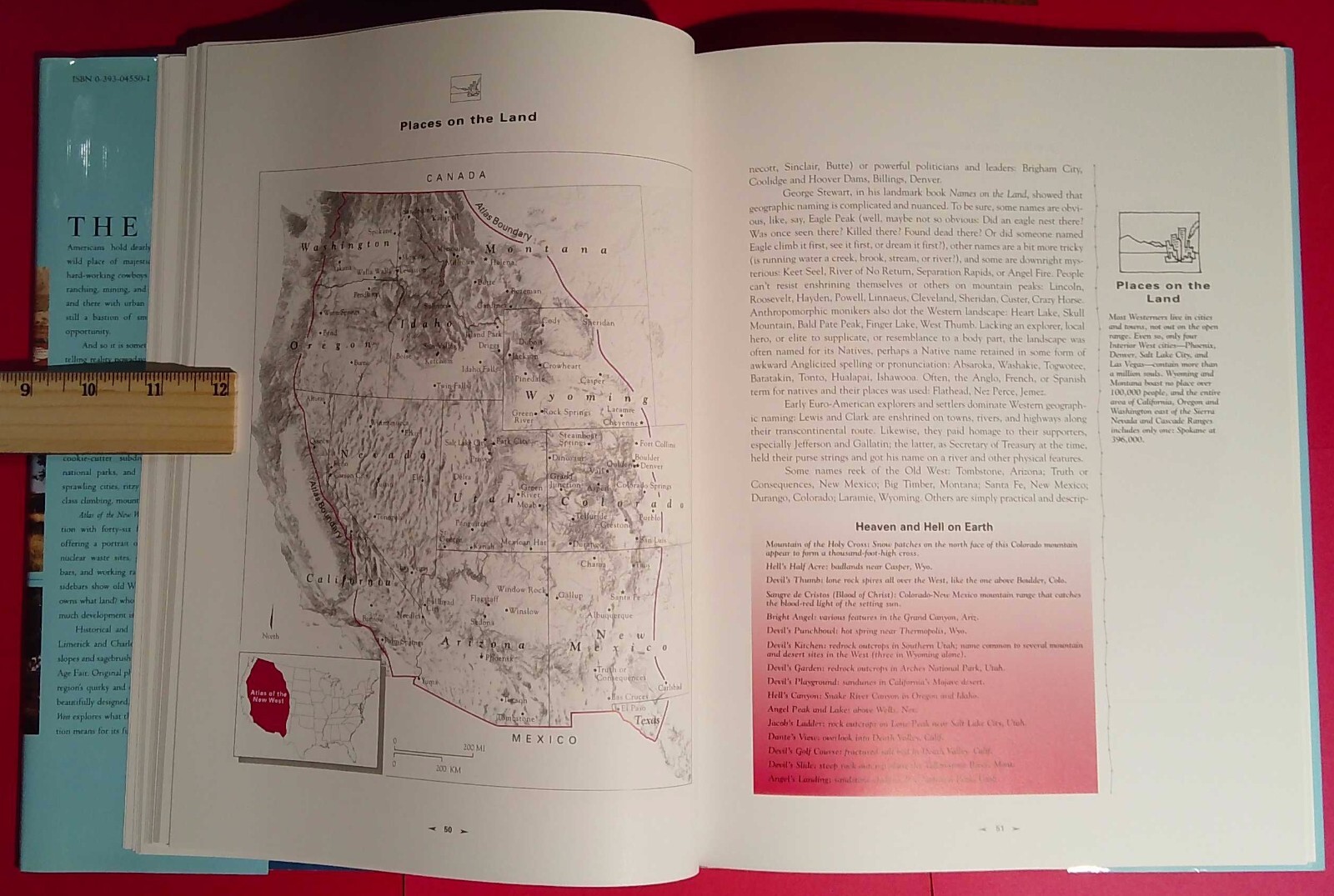 Atlas of the New West, Riebsame, 1997, 1st edition, signed/personalized (A418)
