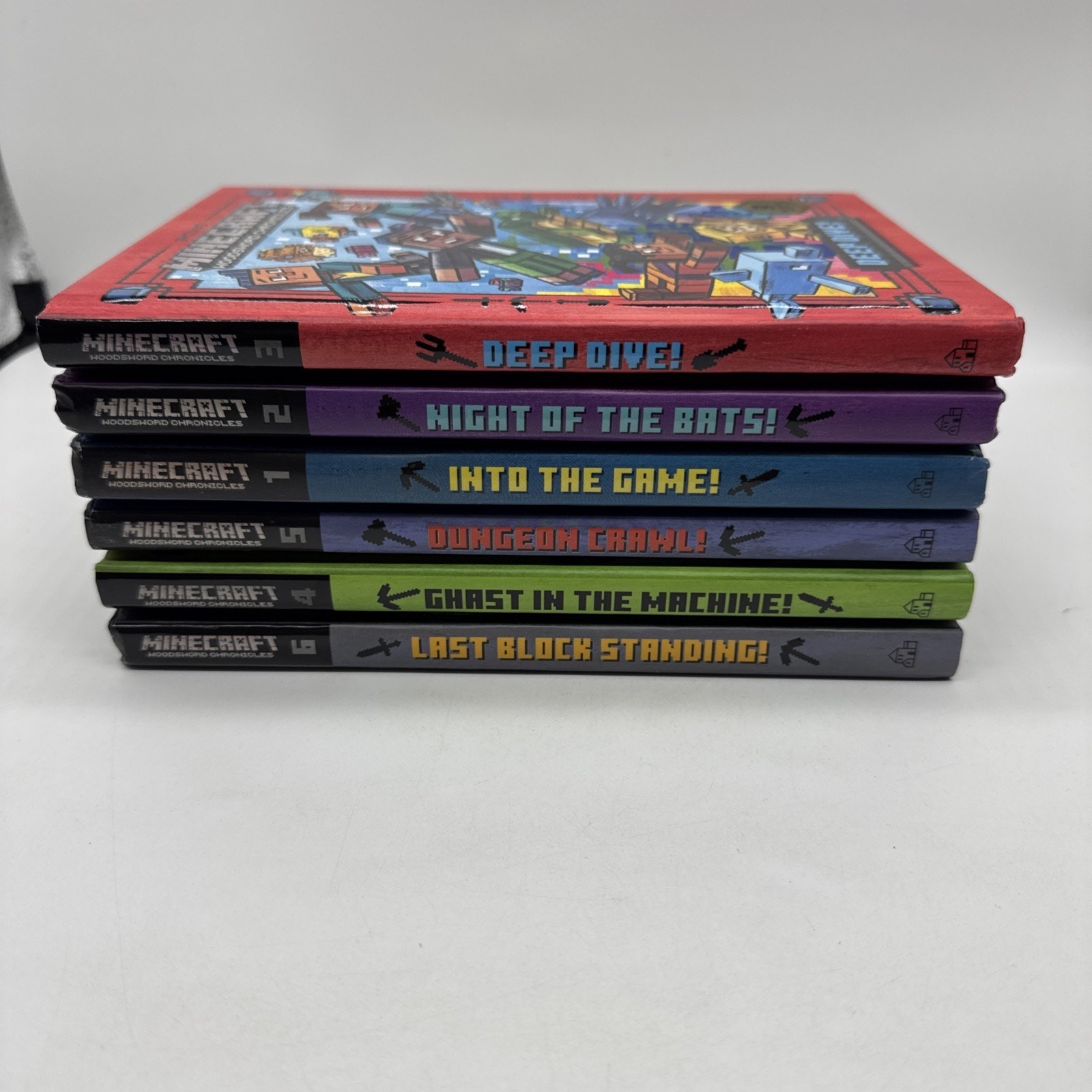 Mojang Lot of 6 Minecraft: Woodsword Chronicles Chapter Books 1 – 6