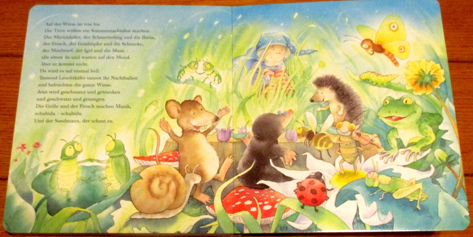 2008 My First Sandman Stories German Text Board Book 34 Pages NICE!!!!