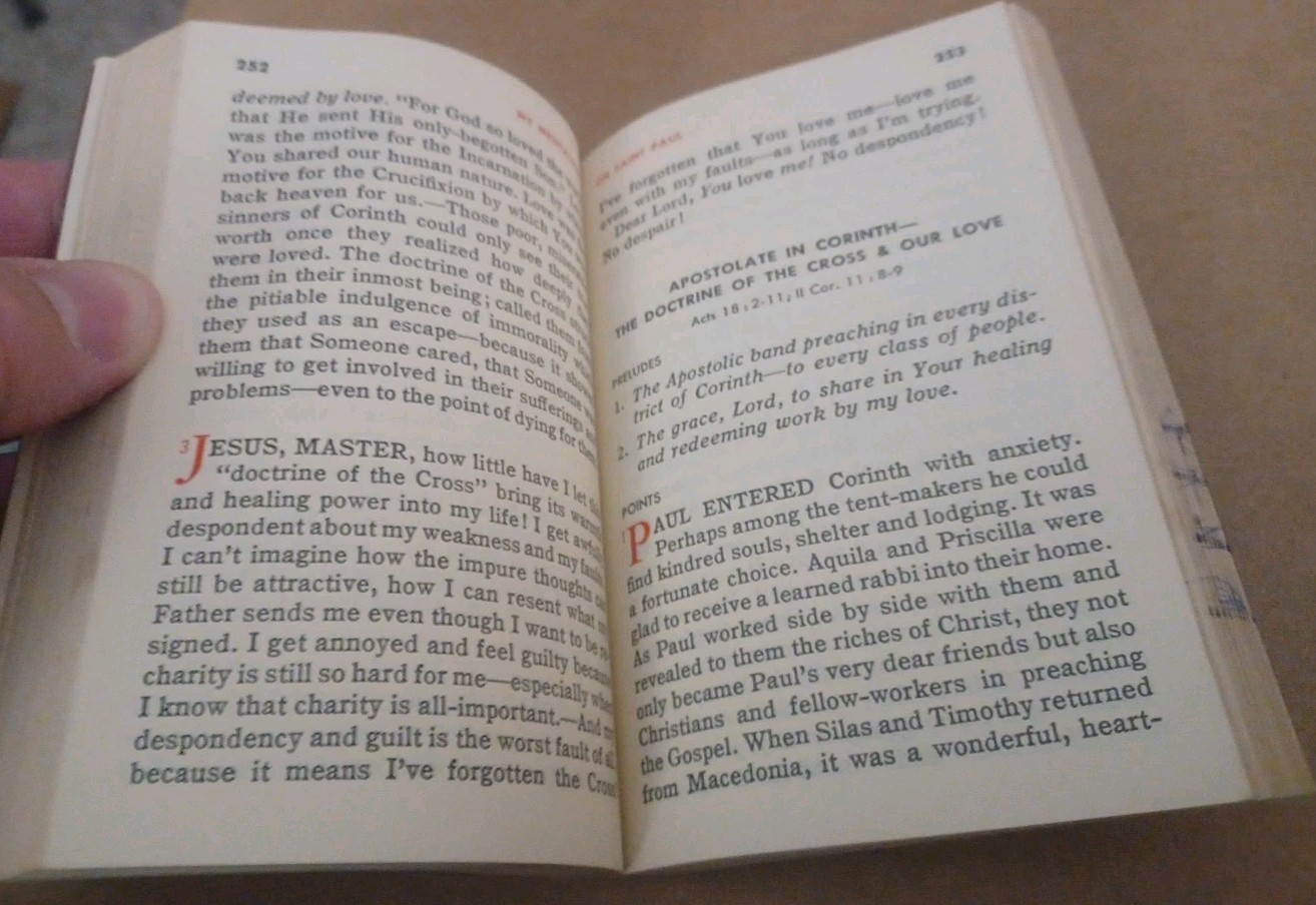 My Meditations on St. Paul 1967 Pocket by Father James E. Sullivan