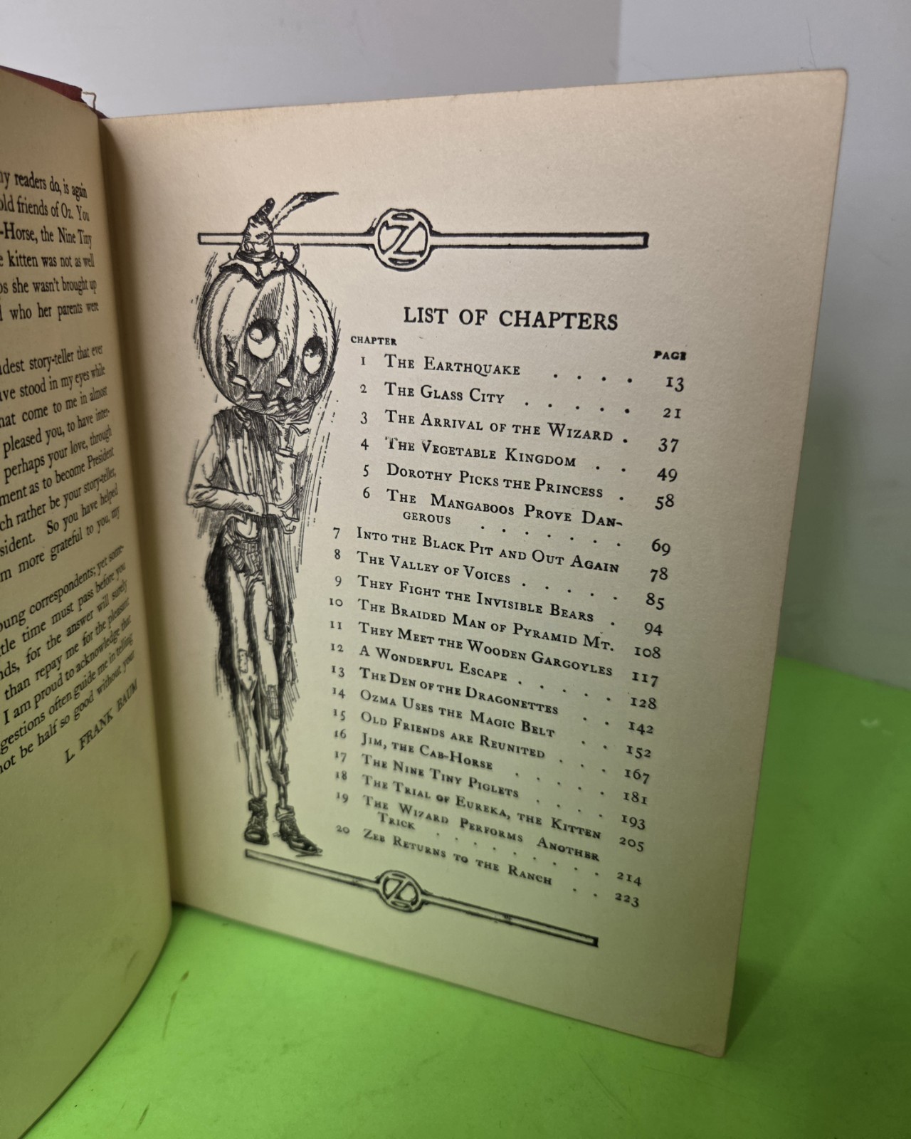 DOROTHY AND THE WIZARD IN OZ by L. FRANK BAUM – HARDCOVER Vintage