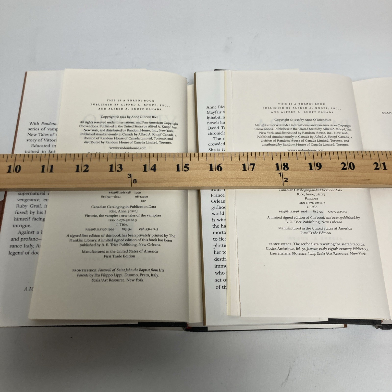 ANNE RICE IMMORTAL UNIVERSE *All 1ST EDITION* Vampire Chronicles Mayfair Witches