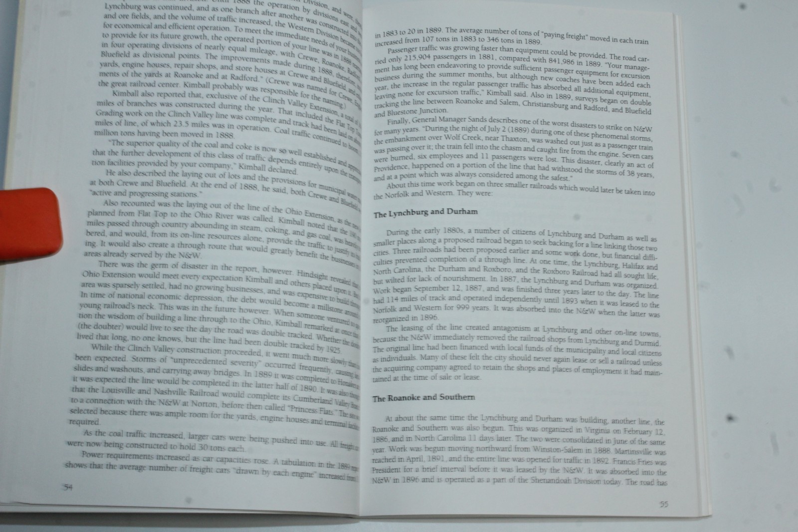 The Norfolk Western Railway : A History by E. F. Pat Striplin (1997) Revised