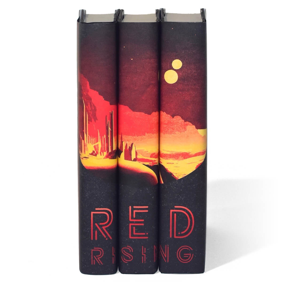 Juniper Books Red Rising Trilogy Hardcover Book Set W/ Custom Juniper Jackets