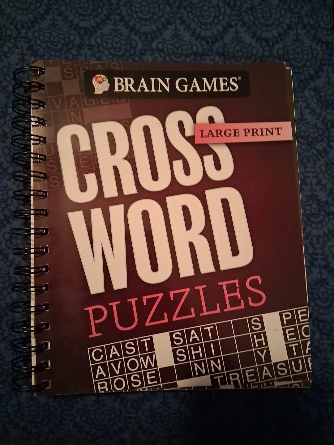Brain Games Mini – Crossword Puzzles – Blue