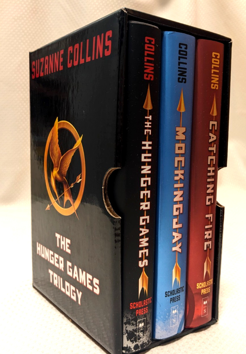 The Hunger Games Trilogy 1st Edition HC Boxed Set Suzanne Collins DJ Unread Mint