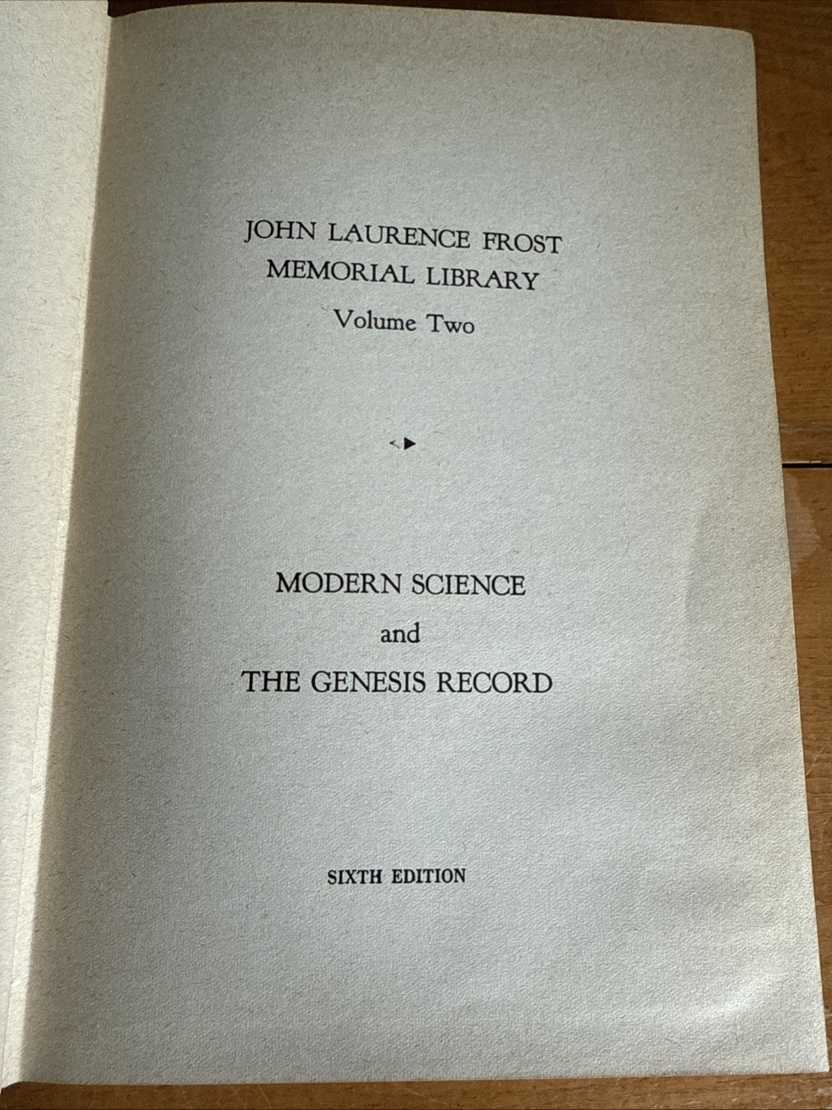 The Modern Science And The Genesis Record V2 By Harry Rimmer 6th Edition 1945 HB