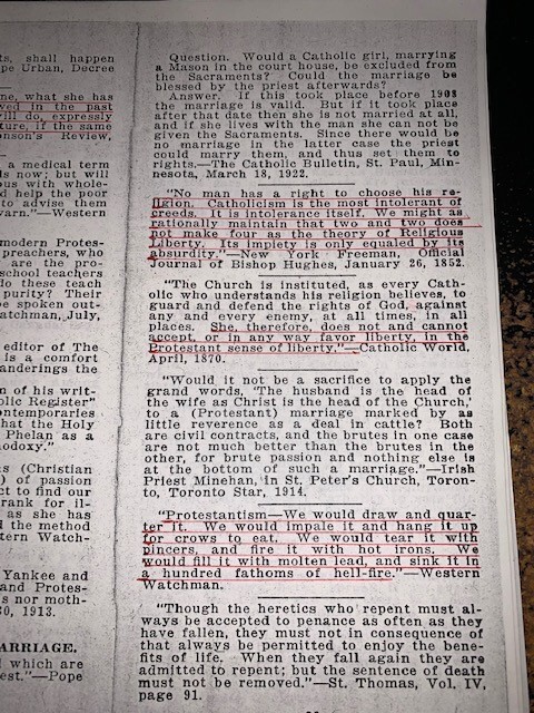 Making America Catholic Book~1925~Roman Catholic Conspiracy?~Vatican Jesuits~NWO