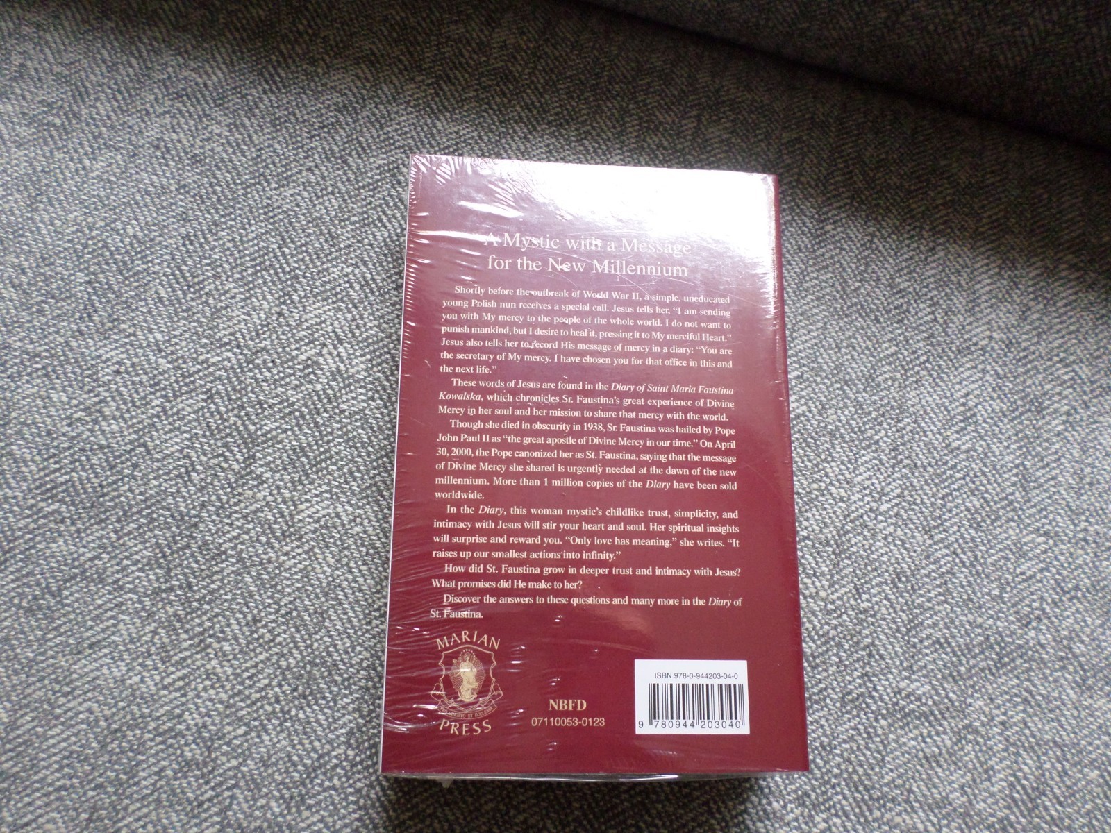 Diary of Saint Maria Faustina Kowalska: Divine Mercy in My Soul Paperback NEW