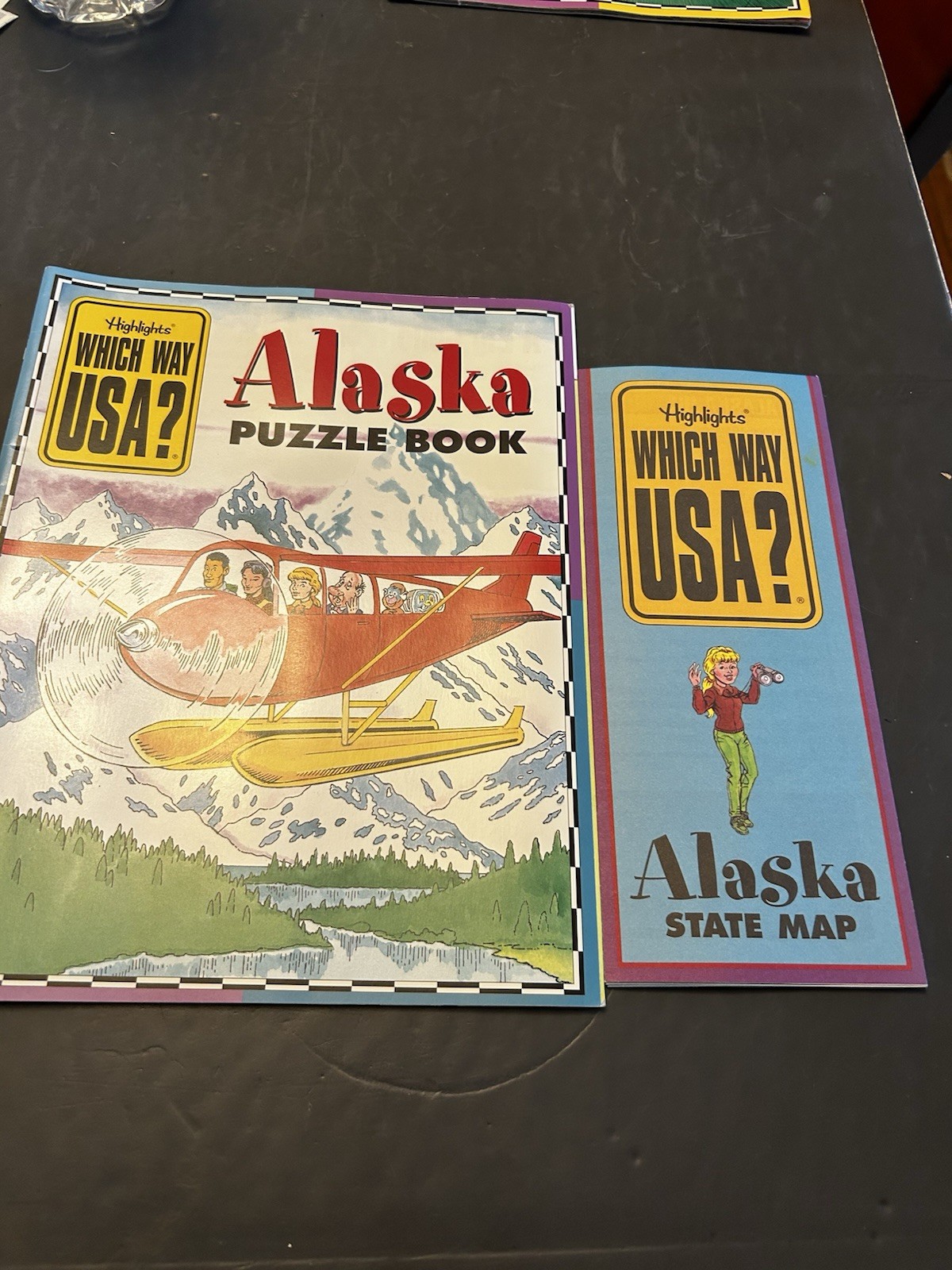 Alabama, Alaska, Arkansas, Conn. 90s Highlights Which Way USA MAPS & BOOKS