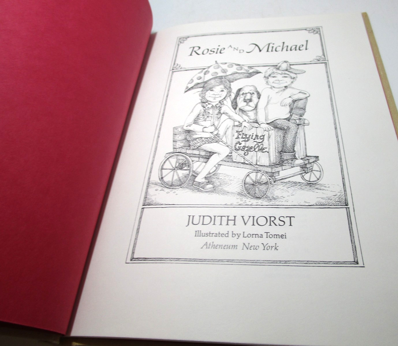 Rosie and Michael 1974 HB First Ed. By Judith Viorst Illust. By Lorna Tomei