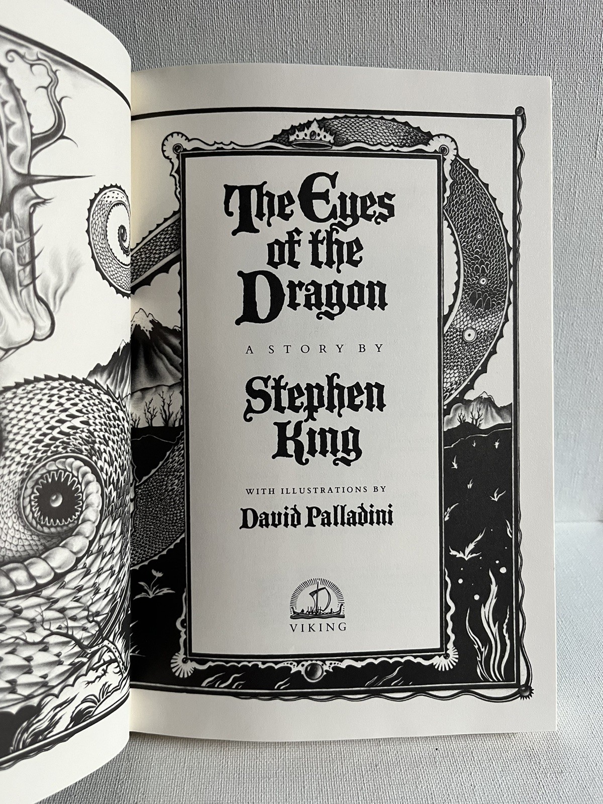 1987 Stephen King The Eyes of the Dragon Book First Edition 1st Printing Father