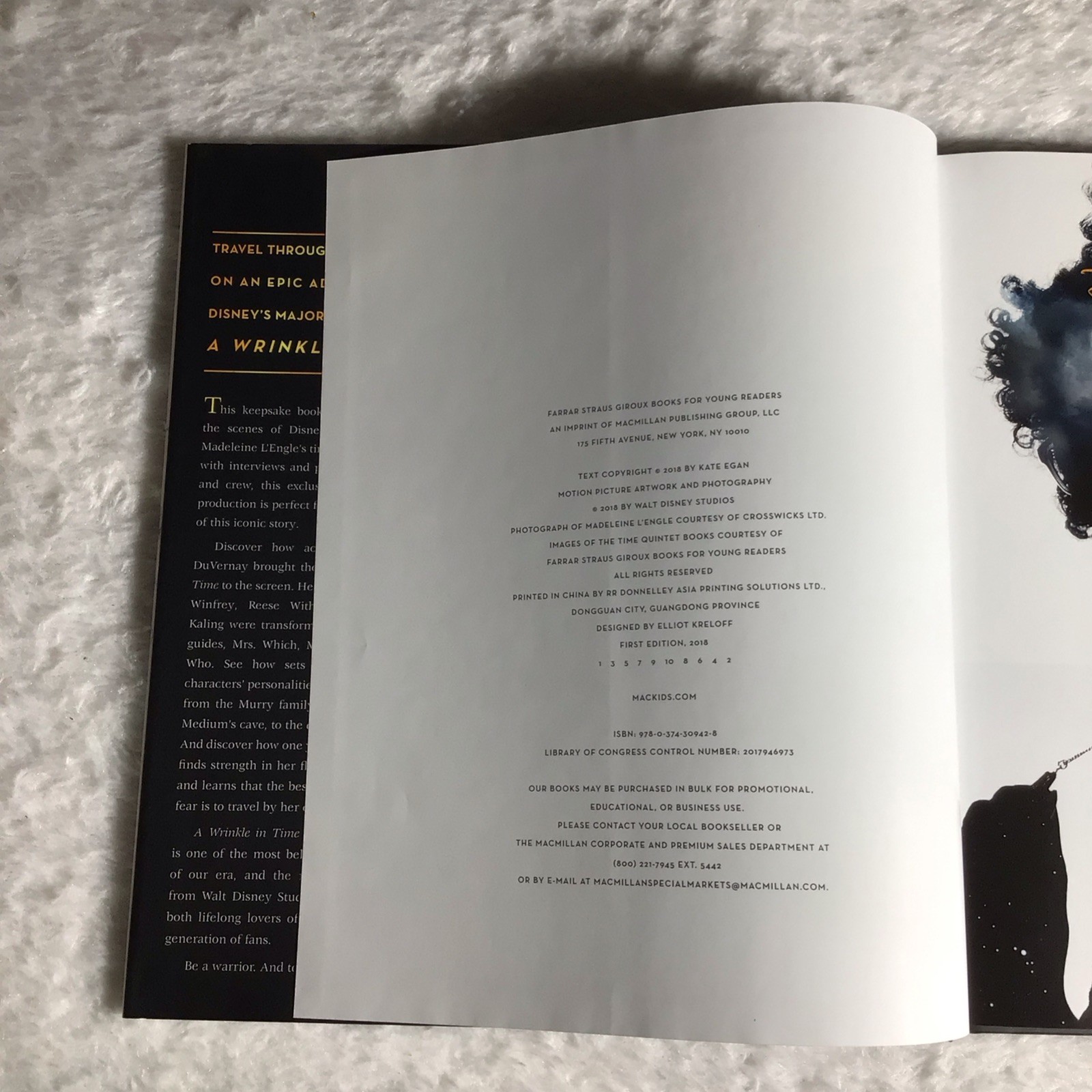 The World Of Disney A Wrinkle Of Time Hardcover Book By Kate Egan 2018 Release