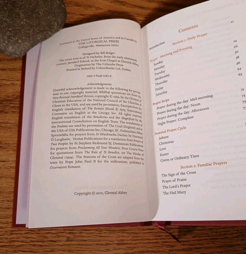 The Glenstal Book Of Prayer A Benedictine Prayer Book The Liturgical Press NO DJ