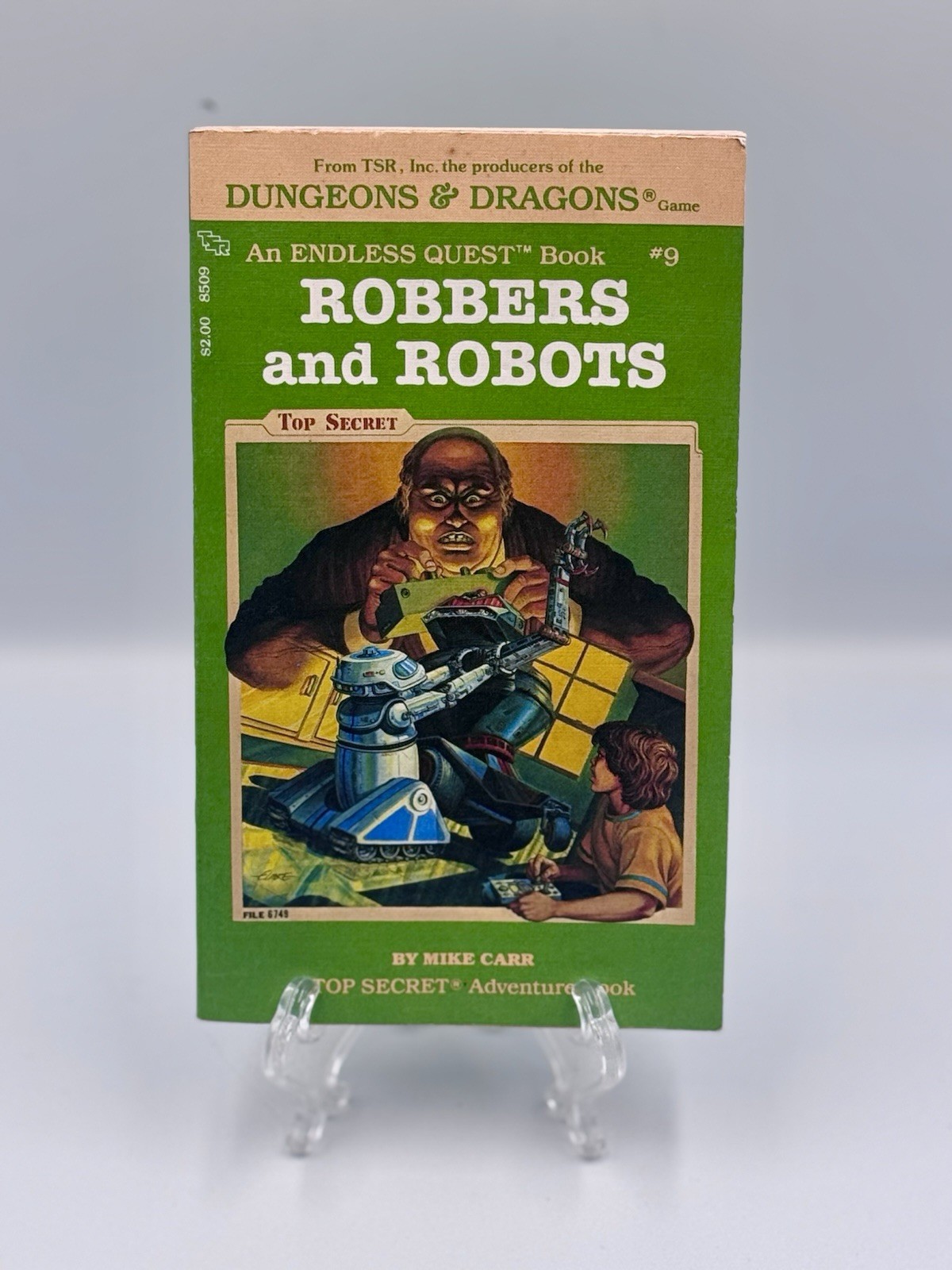 TSR Inc. Robbers and Robots Mike Carr Endless Quest #9 1983