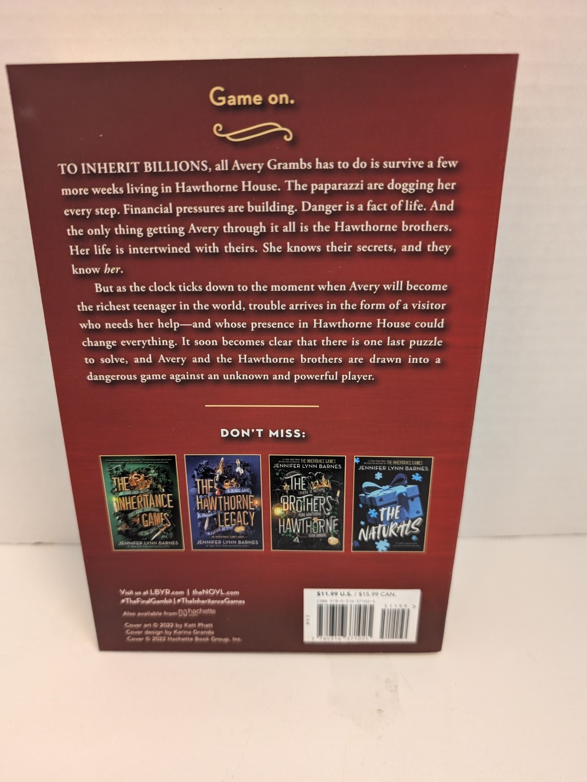 Jennifer Lynn Barnes The Inheritance Games Collection 3-Book Box Set Paperback