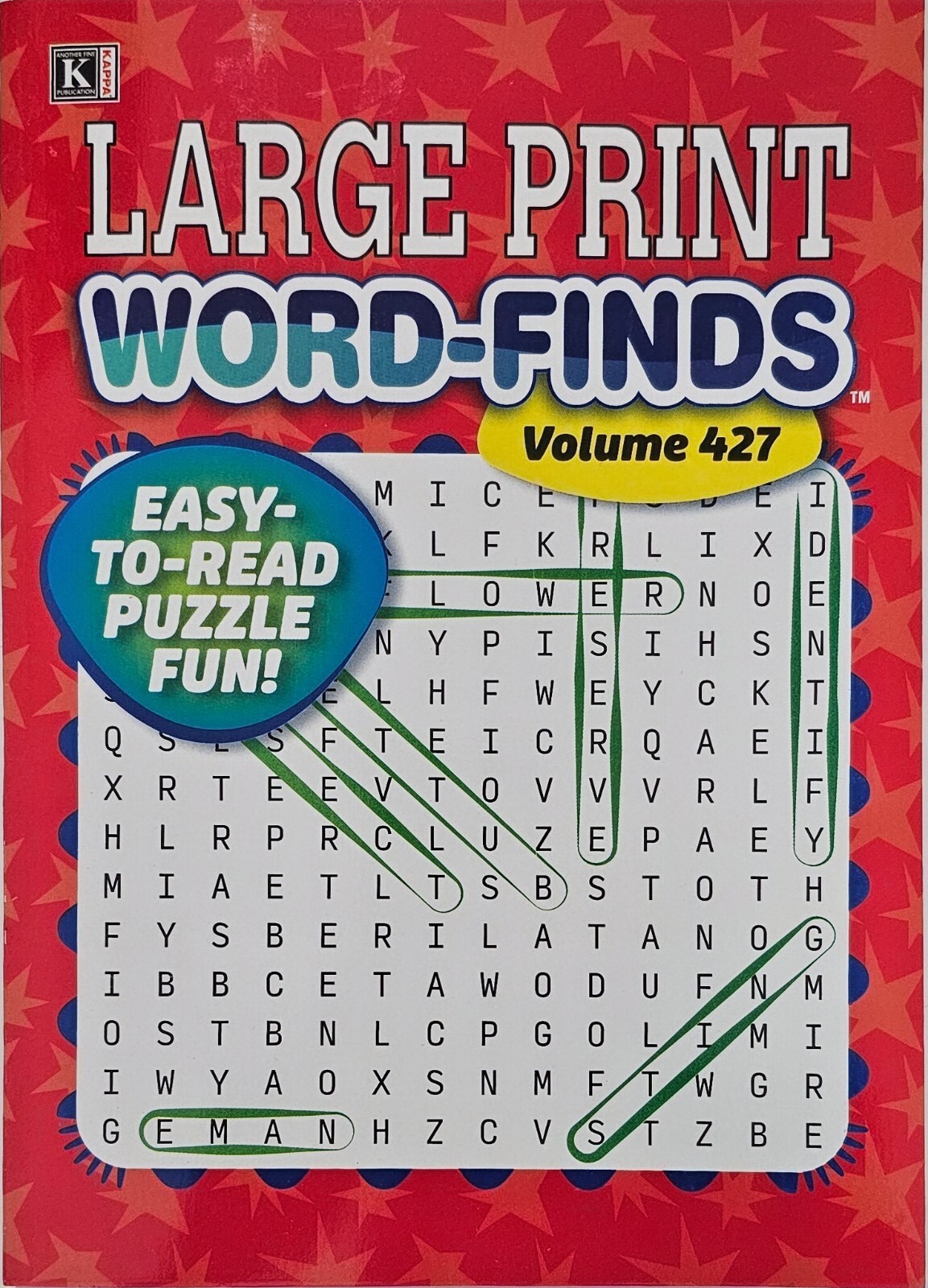 Kappa Large Print Word-Finds Puzzle Books Vol.427-446, 80 Puzzles Each You-PICK!