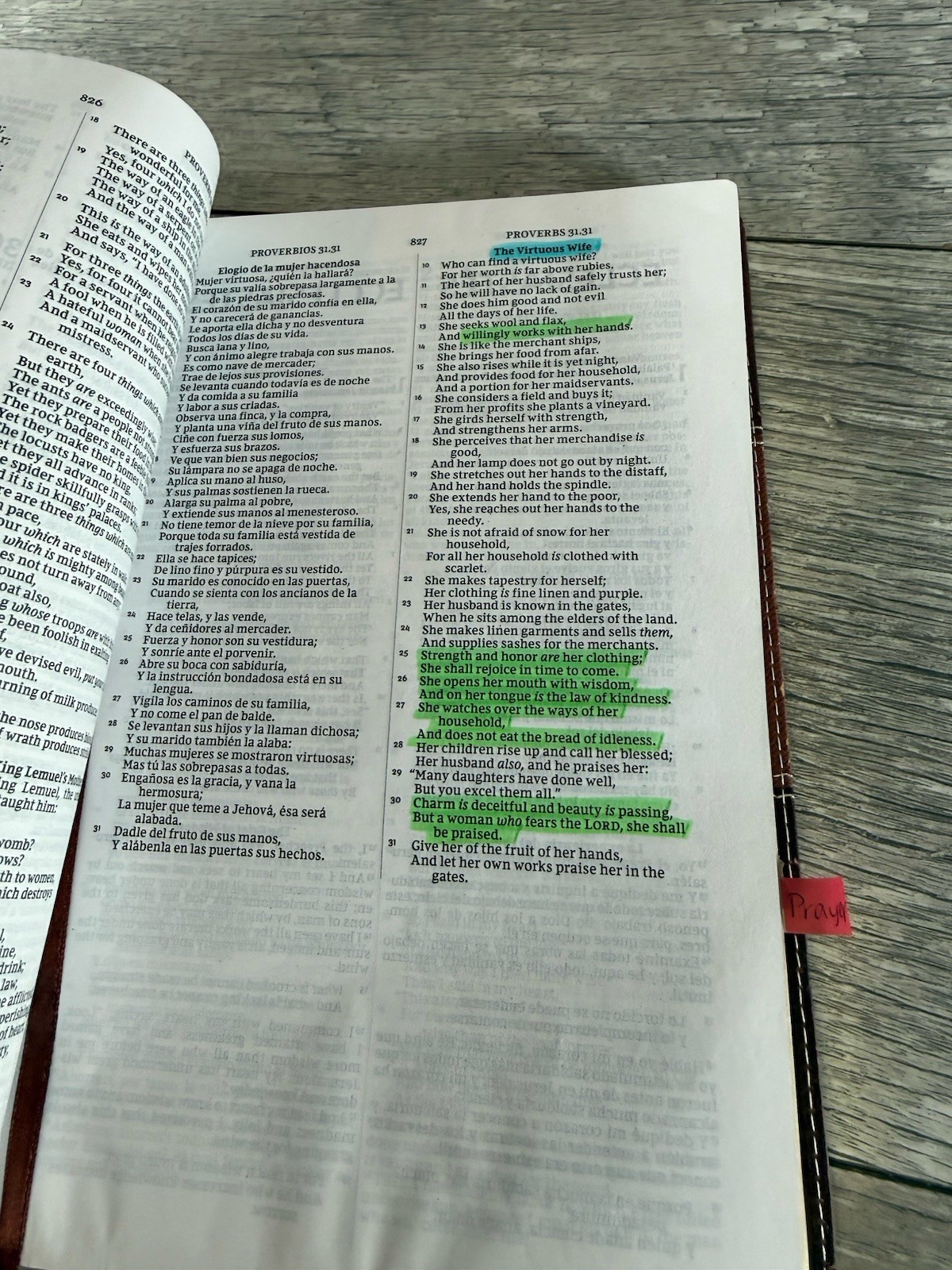 NKJV/RVR Bilingual Bible Leathersoft Brown (Spanish Edition) 2018 ( READ)
