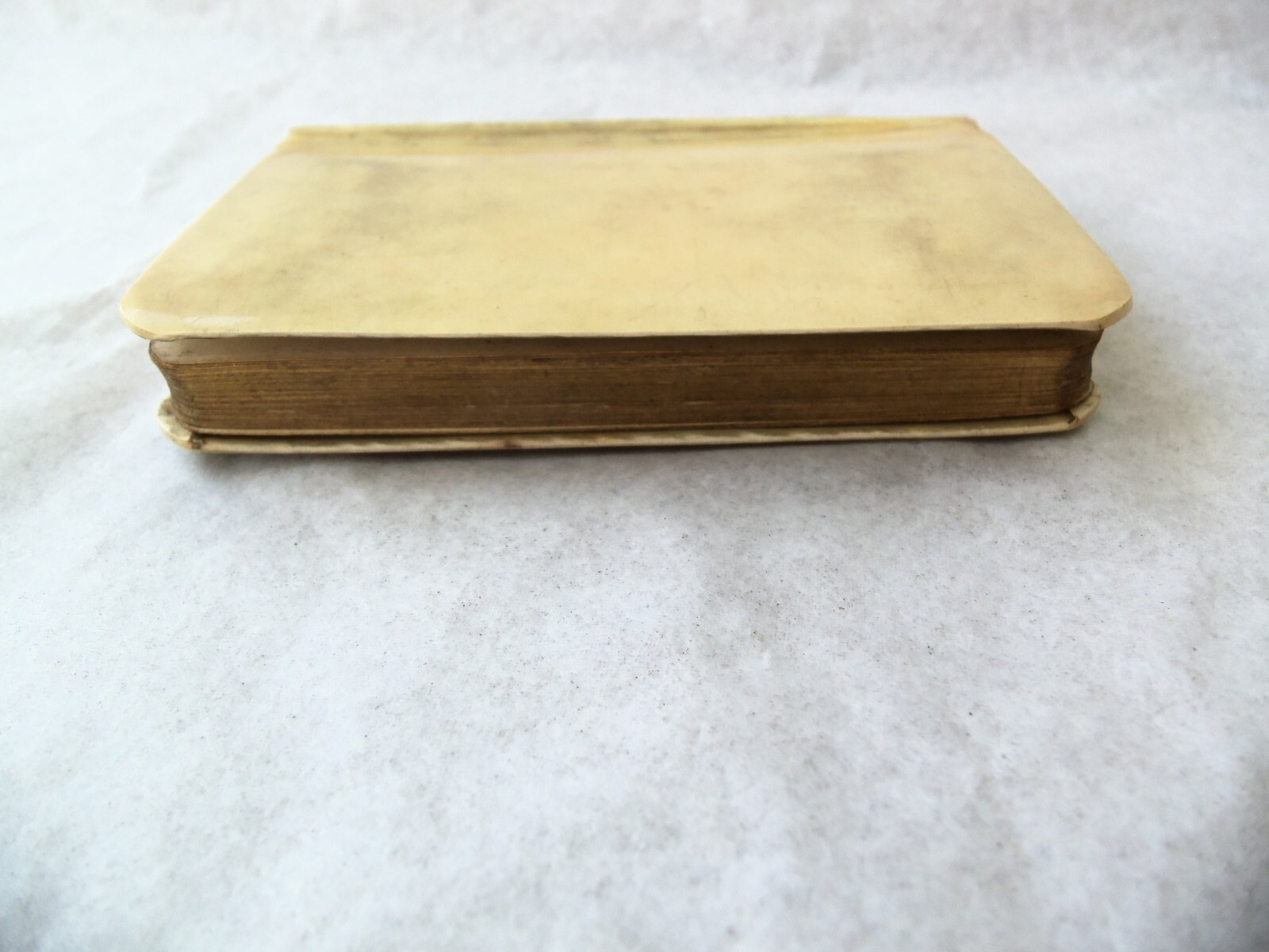 Vtg Little Key of Heaven Prayer book 1937! CELLUOID COVER! CRUCIFIX! GILDED