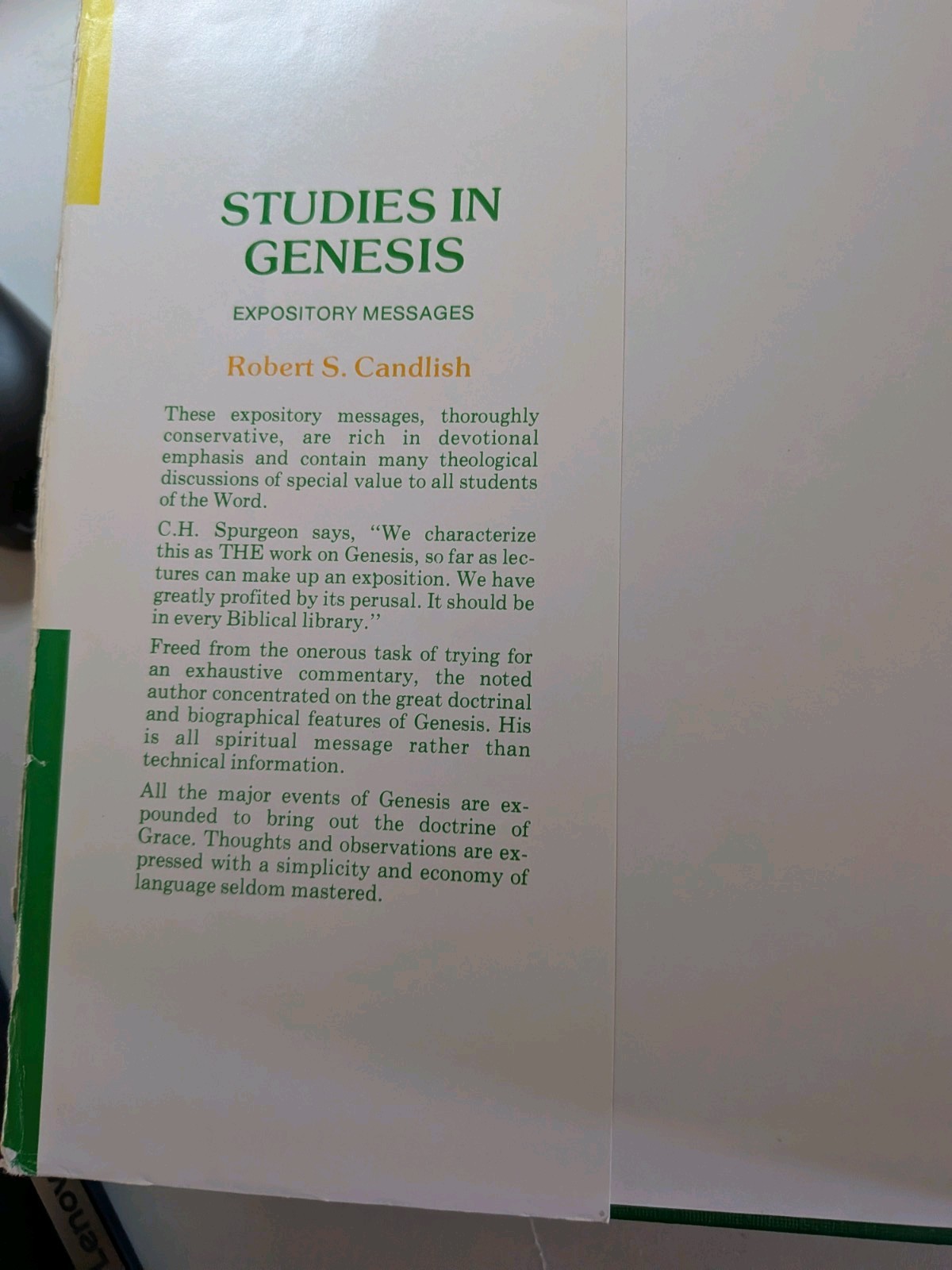 Studies in Genesis: Expository Messages by Robert S. Candlish, Kregel