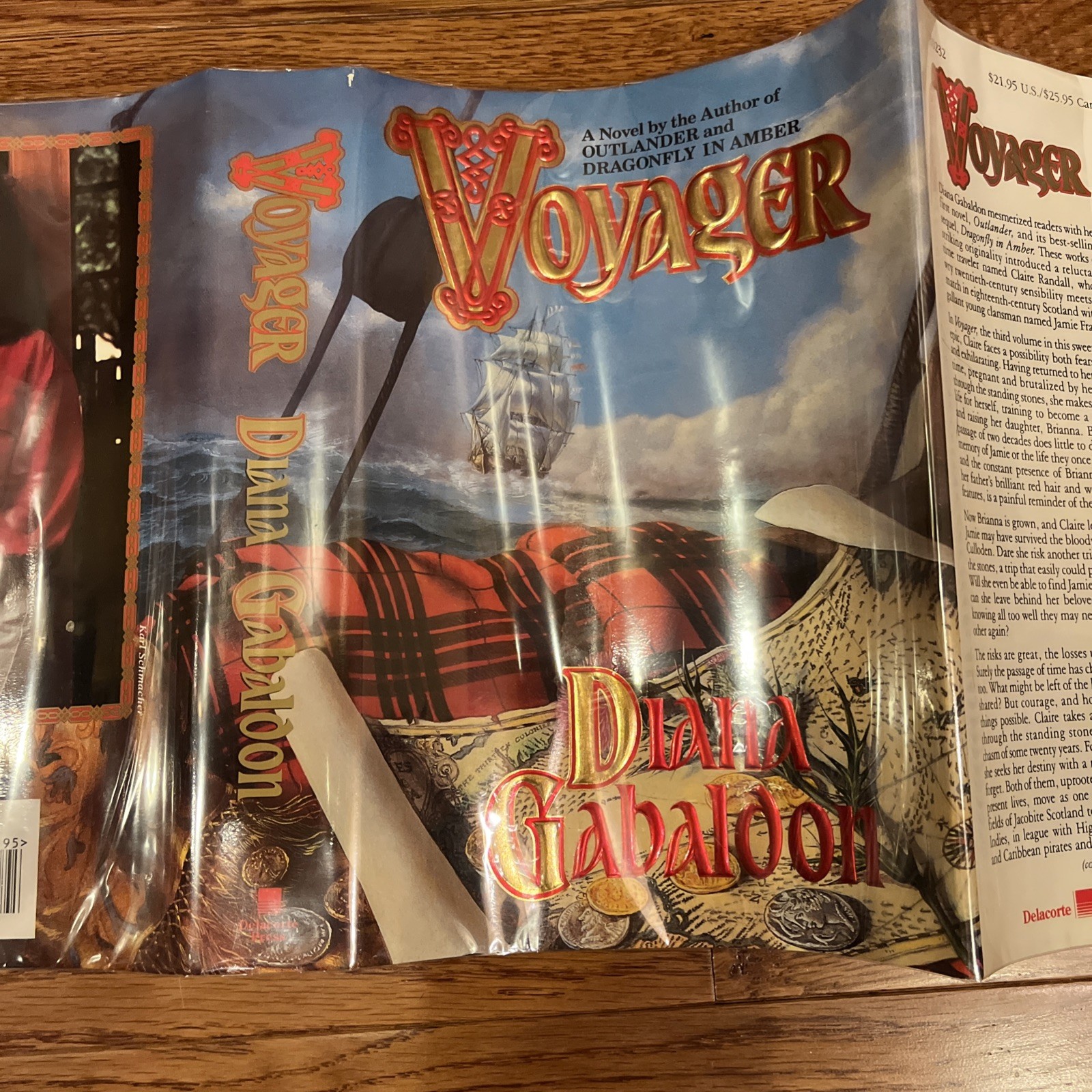 Diana Gabaldon – FLAT SIGNED BP – Voyager 1st/1st – Outlander Book 3 – FREE SHIP