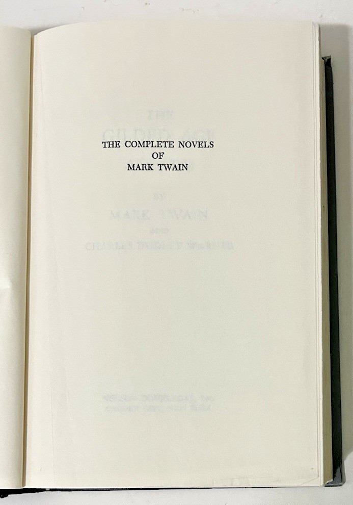 Complete Novels of Mark Twain 7 Volume Set – Nelson Doubleday Vintage hardcover