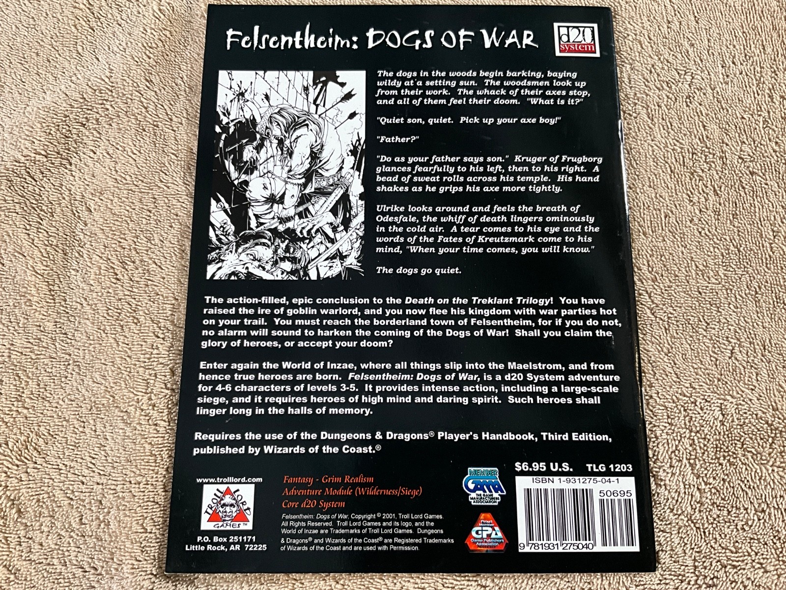 Troll Lord d20 RPG Felsentheim – Dogs of War New