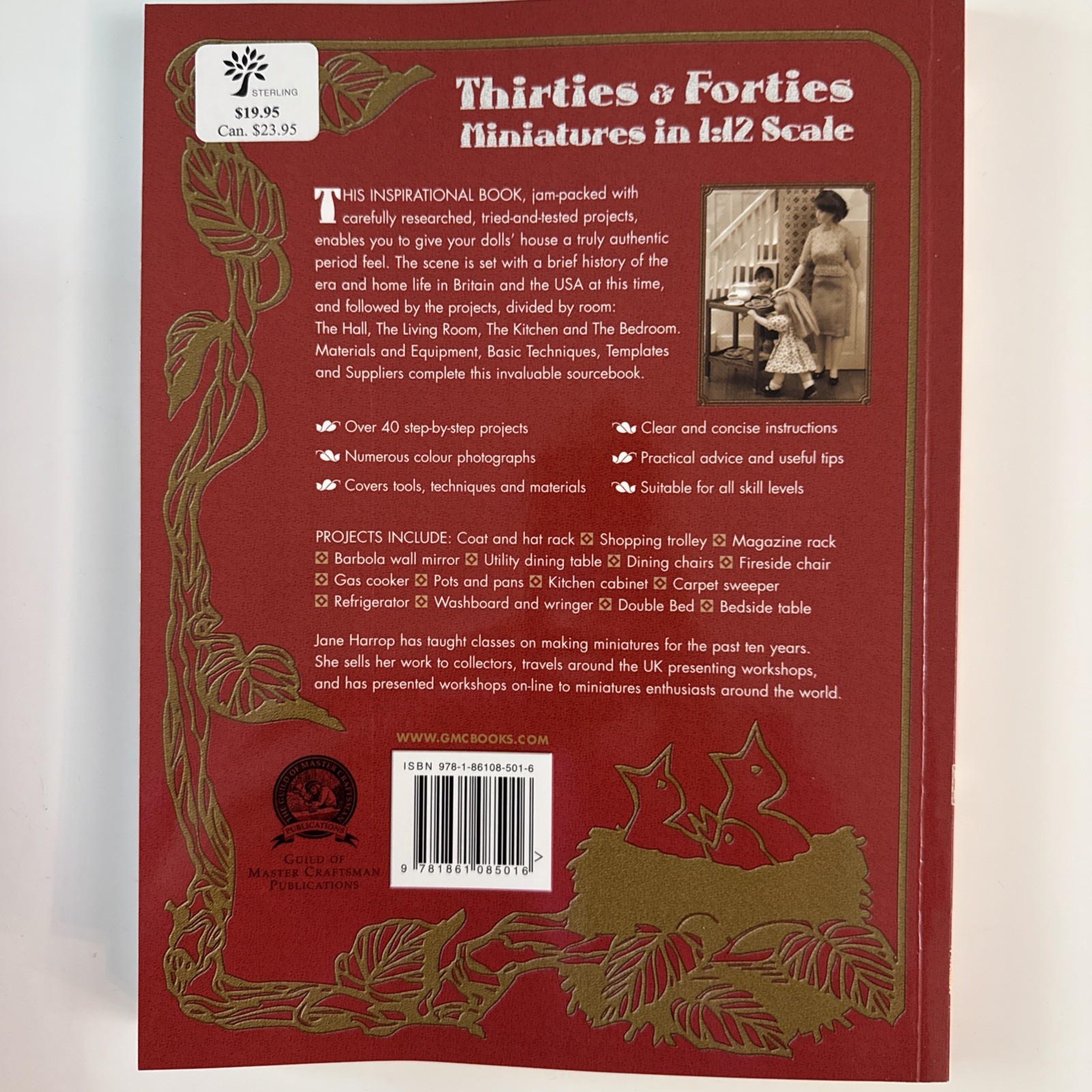 Thirties & Forties Miniatures in 1:12 Scale – paperback Harrop, Jane 2007