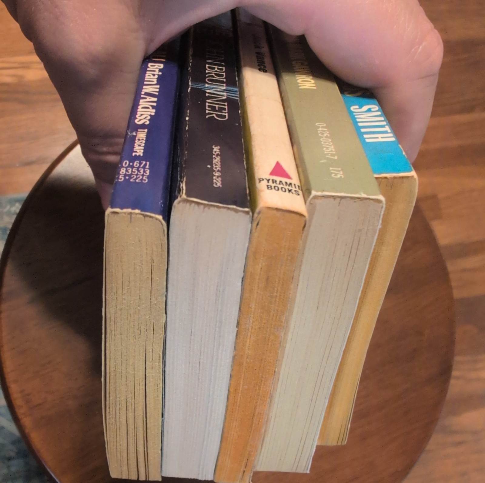 Bargain Book Lot 5 Sci-Fi Paperbacks for $25 Vintage Good Condition