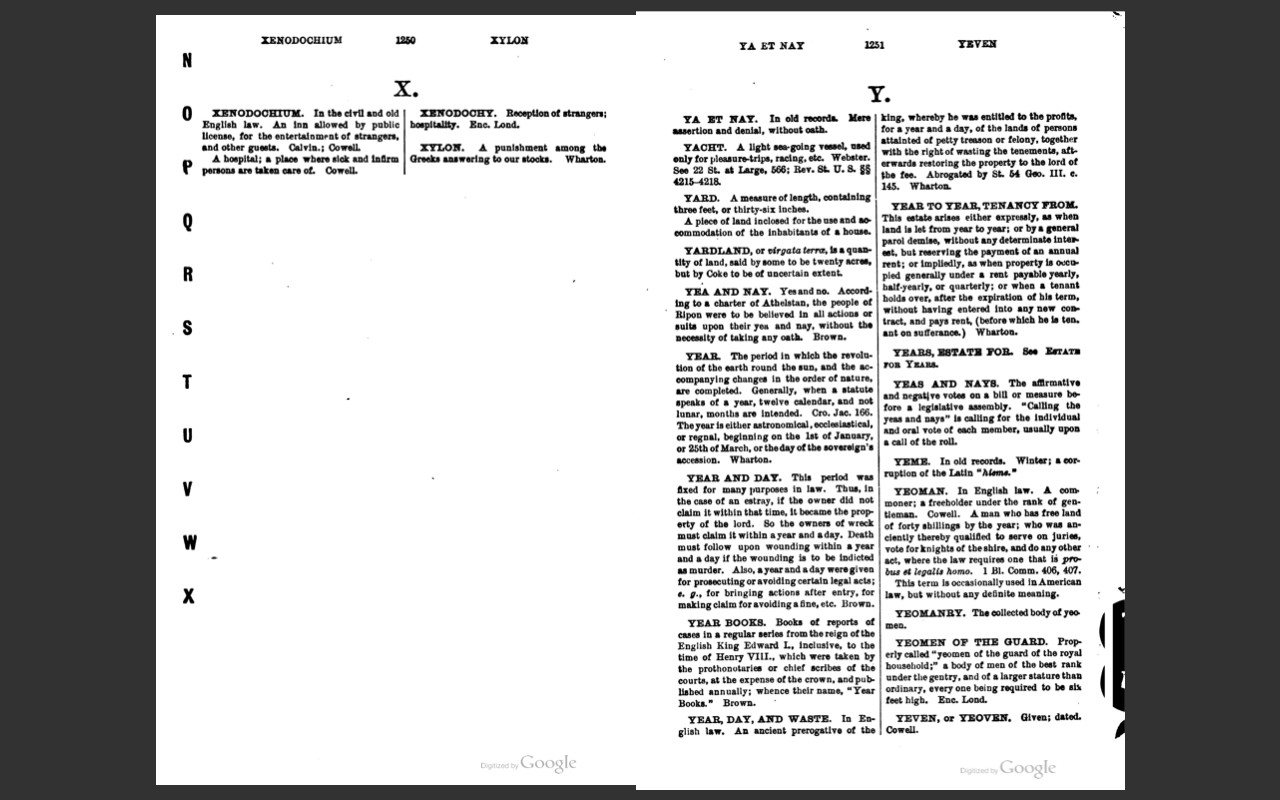 BLACK’S LAW DICTIONARY, 1st Edition 1891 and 2nd Edition 1910 Law Book on USB