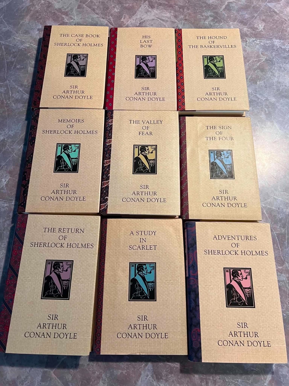Lot of 9 SHERLOCK HOLMES Sir Conan Arthur Doyle BOMC Set