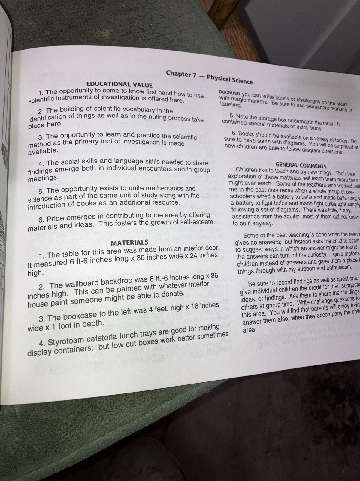 1997 Learning Centers For Young Children large Paperback 106 pages 19 chapters