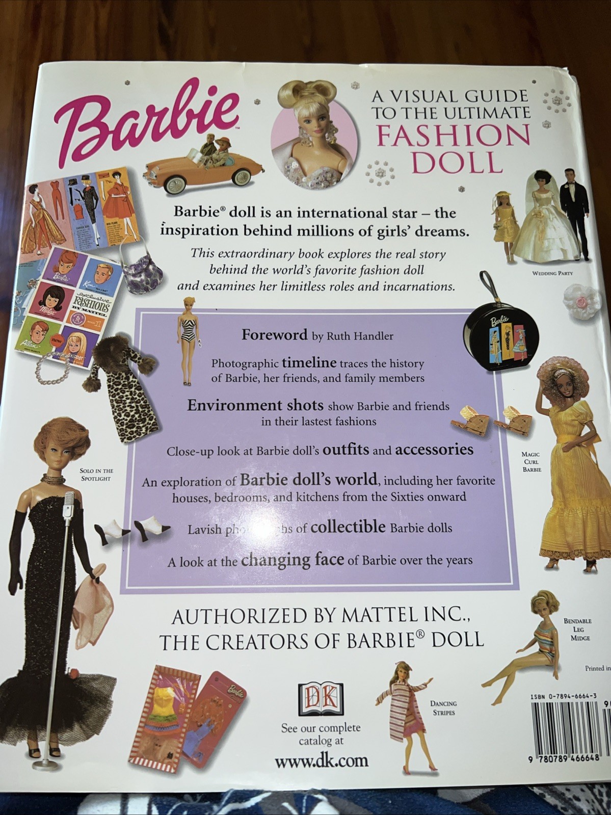 2000 Barbie: A Visual Guide To The Ultimate Fashion Doll 1st Edition w/Dust Jack